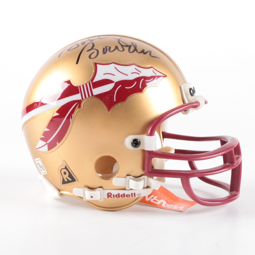 Bobby Bowden Autographed Riddell Miniature FSU Seminoles Football Helmet