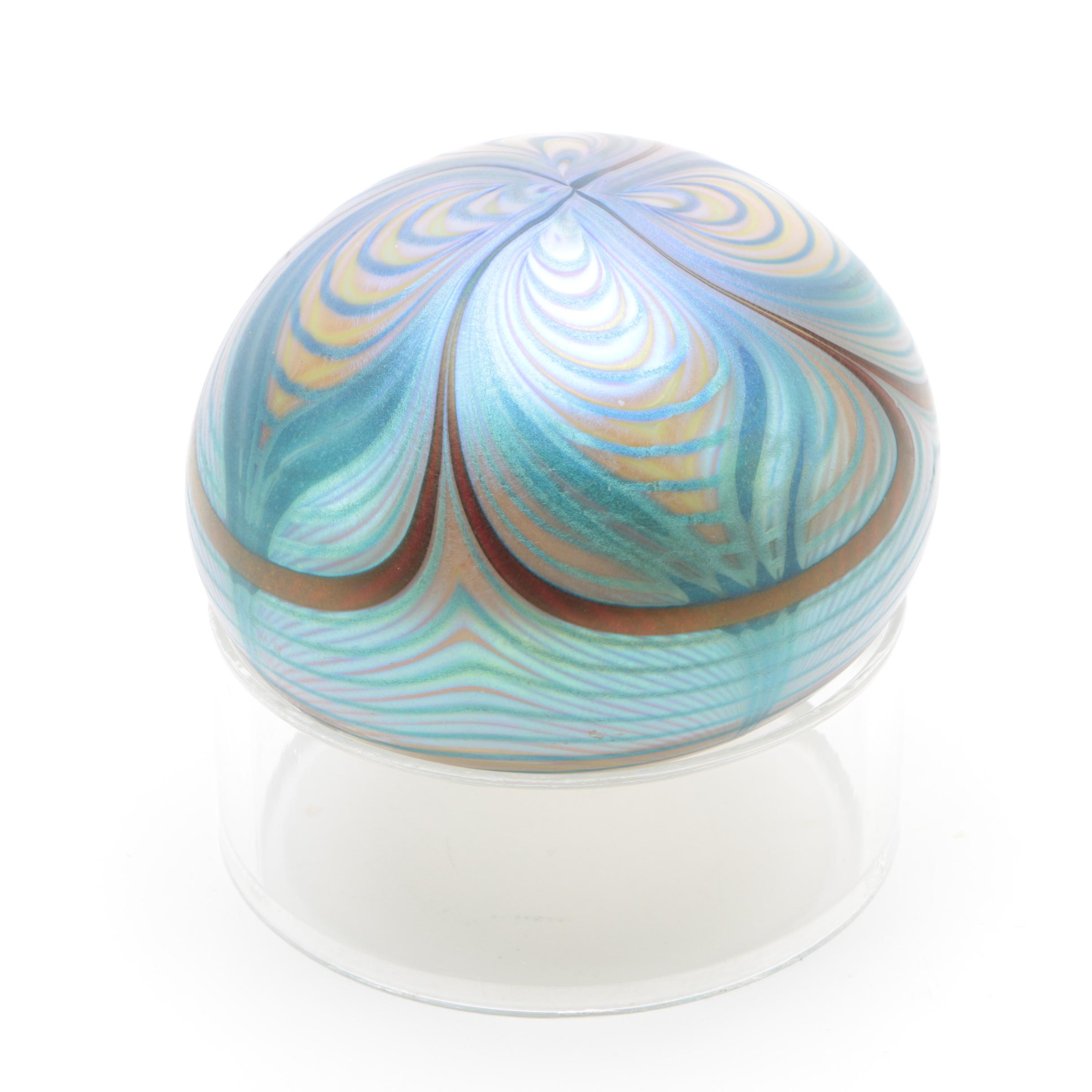 Paperweights, Walnut Vase, and Stone Décor including Orient & Flume