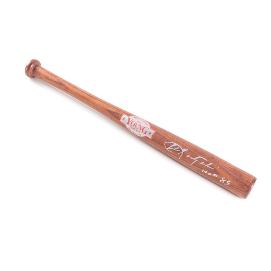 Carl Yastrzemski Autographed Miniature Baseball Bat