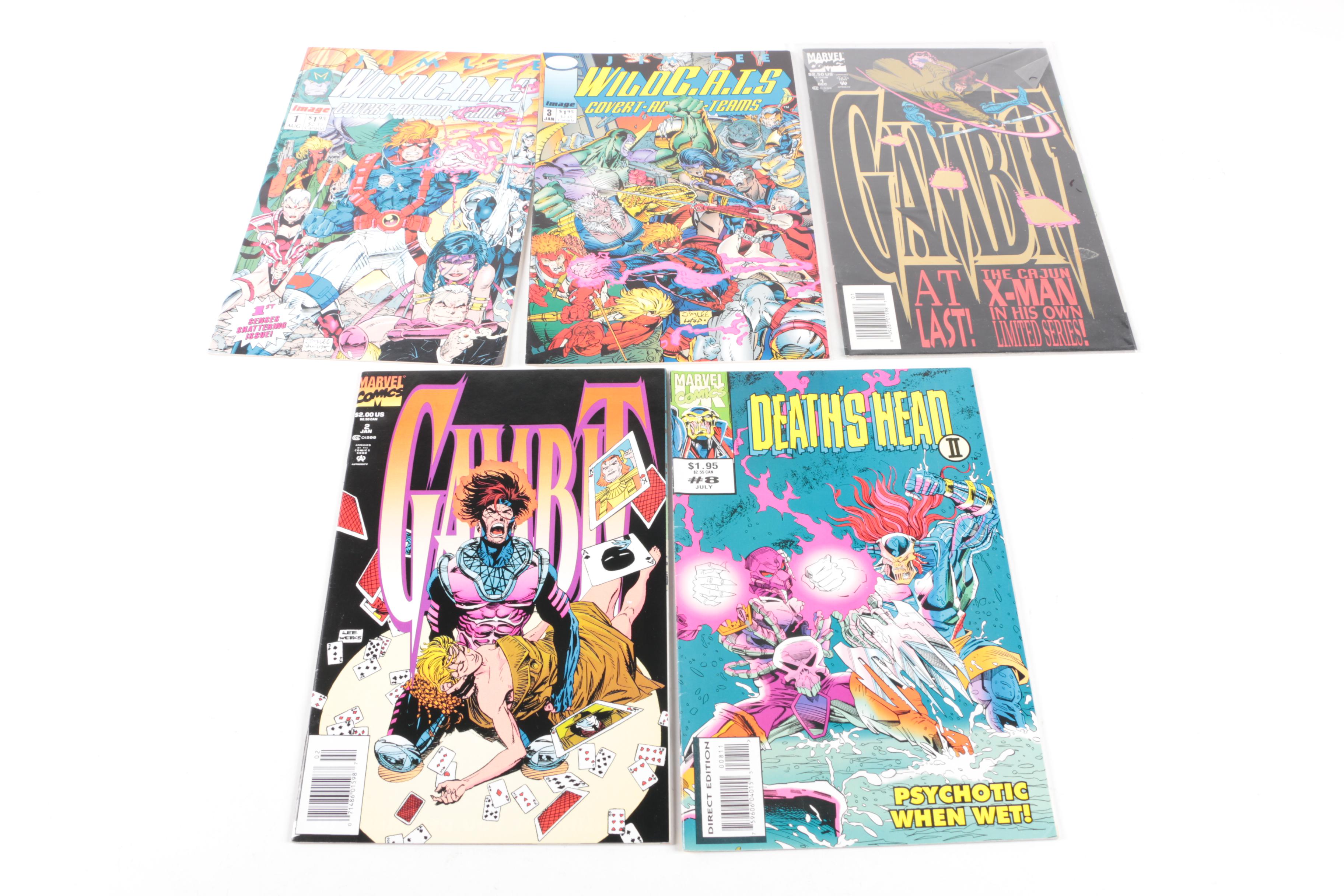 Modern Age Marvel Comic Books Including "Ghost Rider" & "Gambit" Limited Series