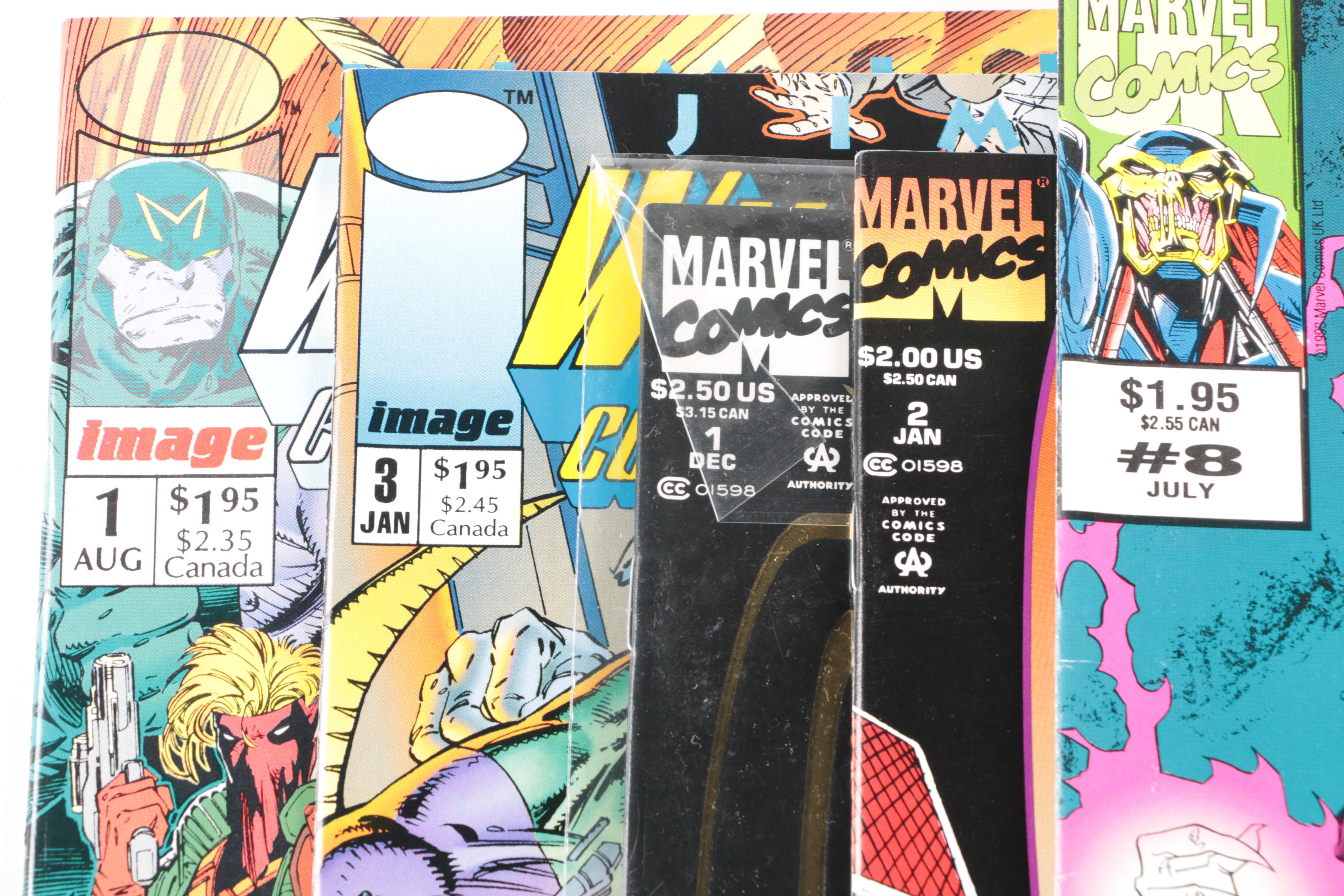 Modern Age Marvel Comic Books Including "Ghost Rider" & "Gambit" Limited Series
