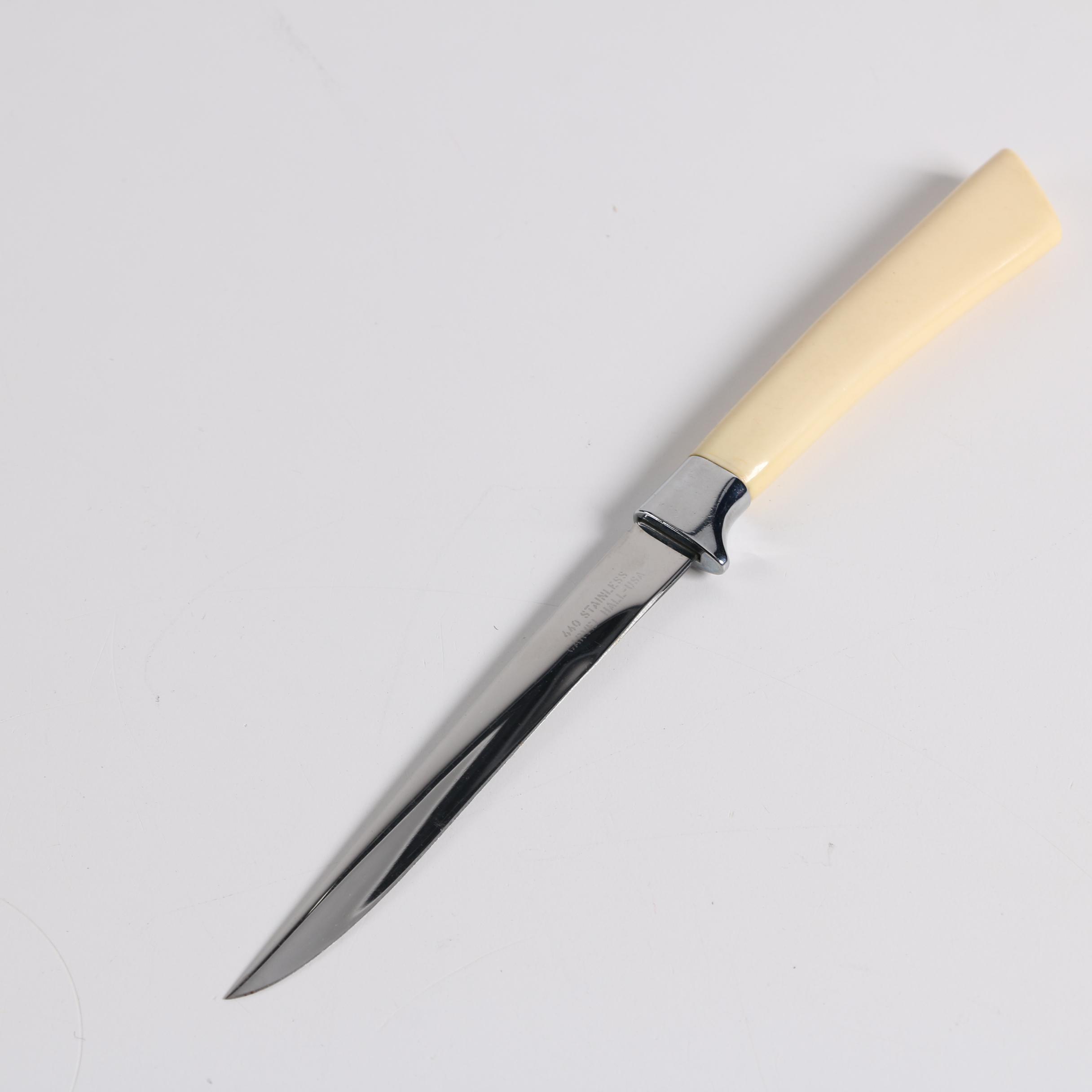 Carvel Hall "Constellation" Stainless Steel and Celluloid Steak Knife Sets