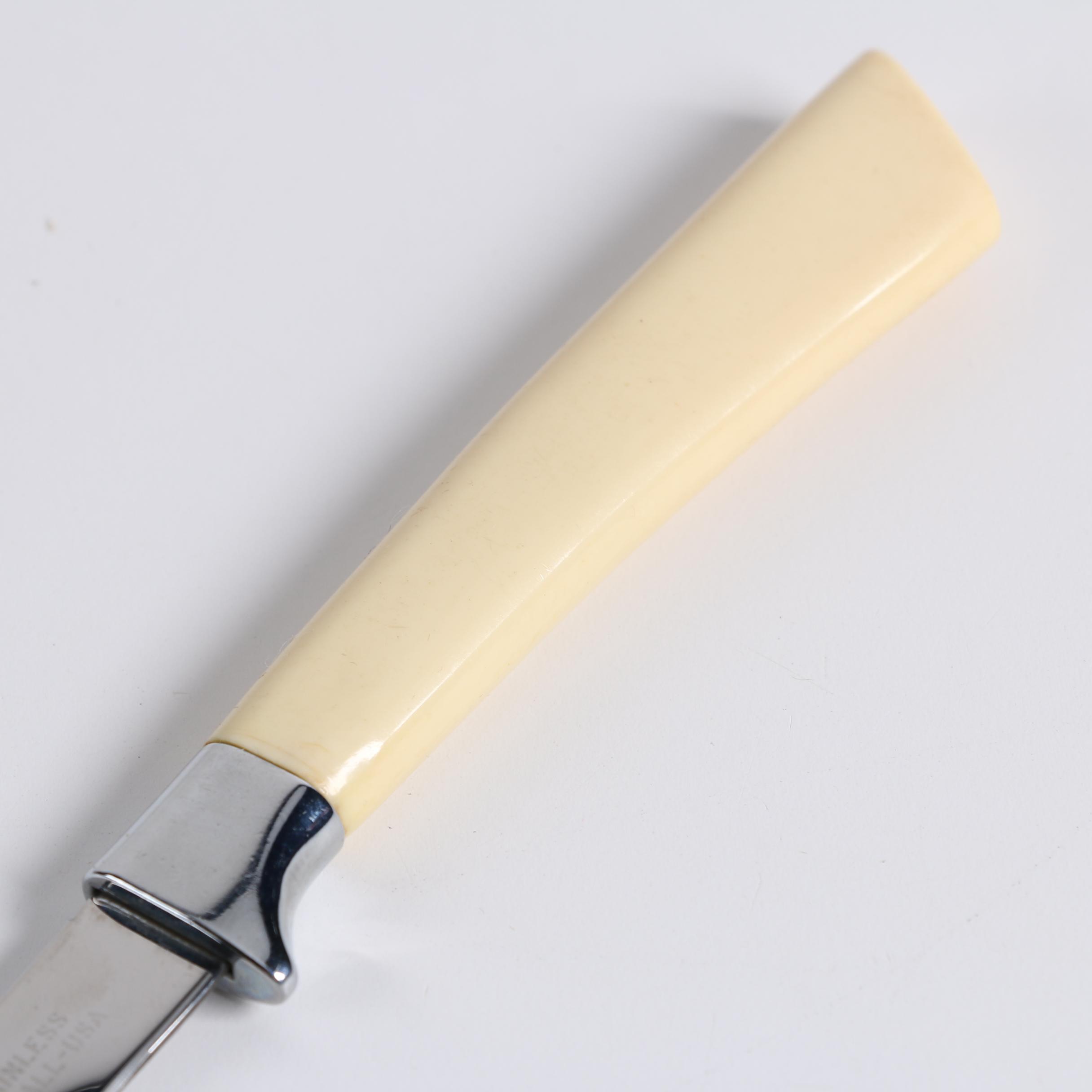 Carvel Hall "Constellation" Stainless Steel and Celluloid Steak Knife Sets