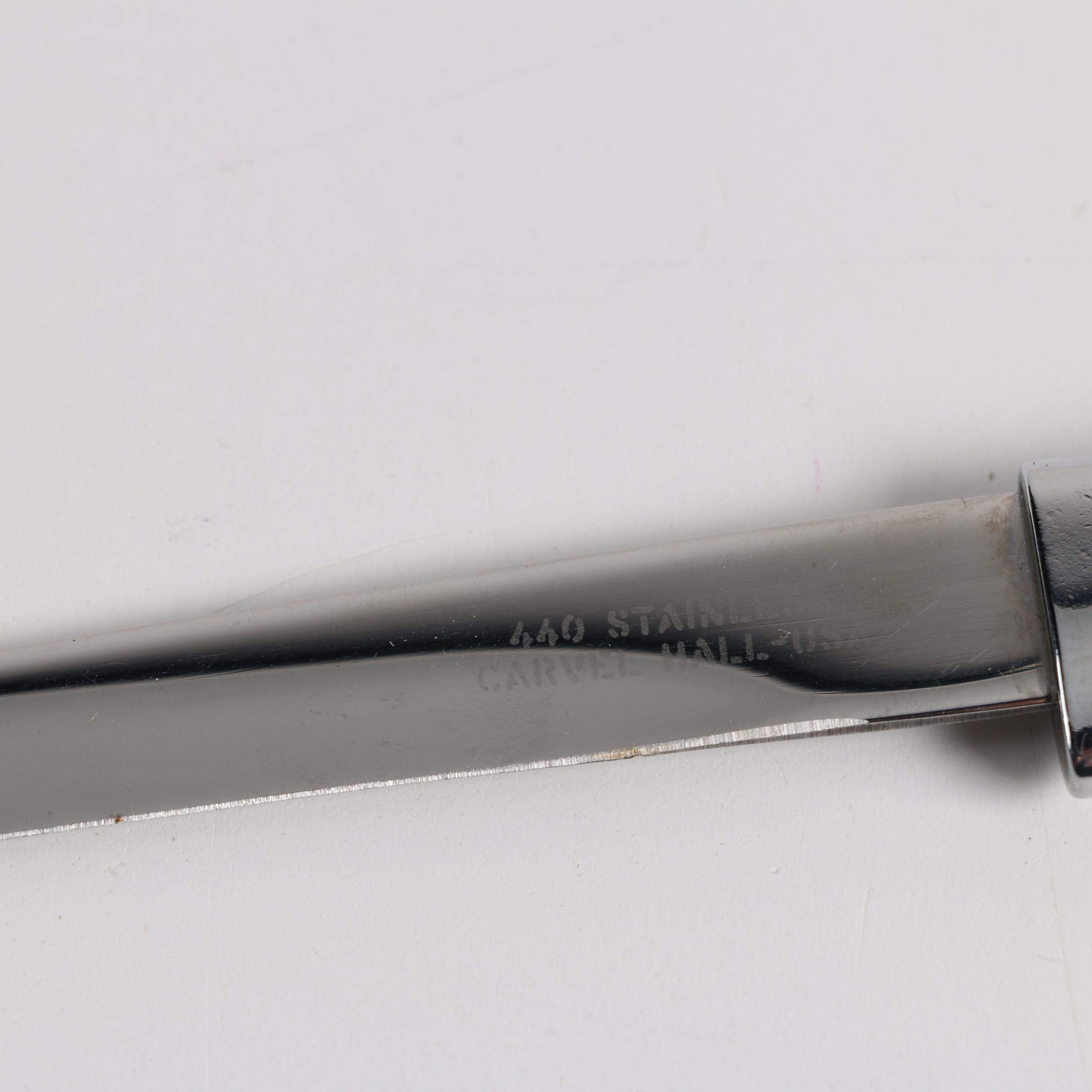 Carvel Hall "Constellation" Stainless Steel and Celluloid Steak Knife Sets