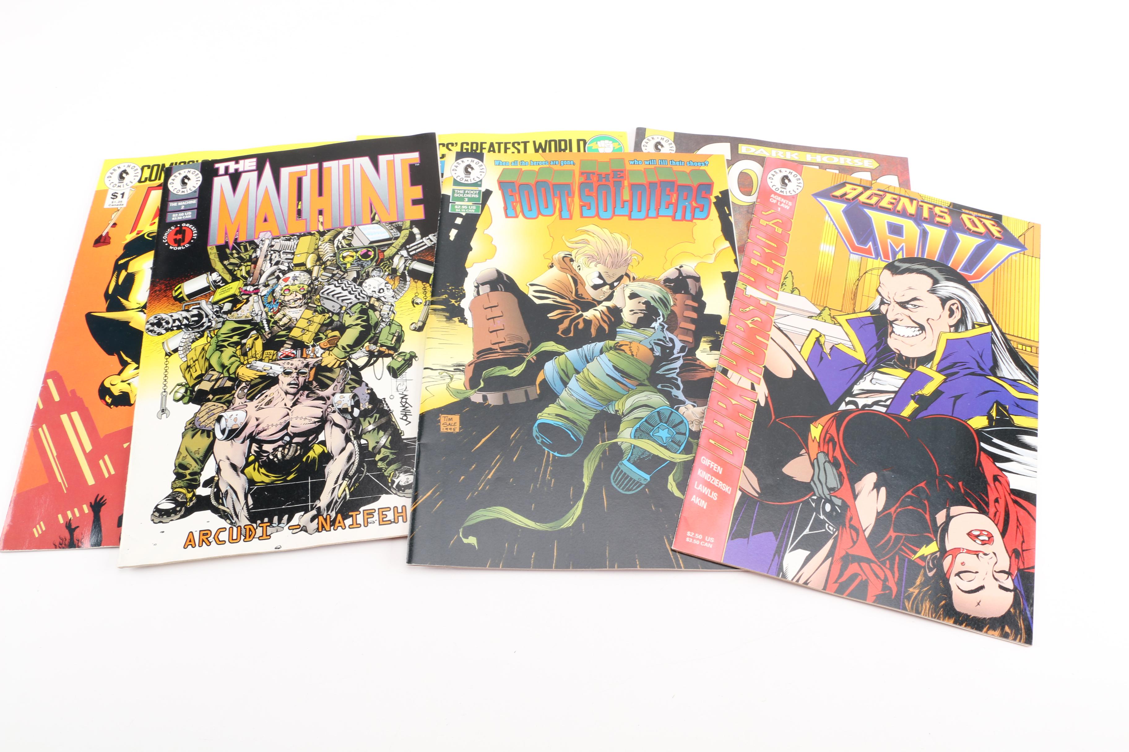 Modern Age Dark Horse Comic Books Including "Rebel" and "Mecha"