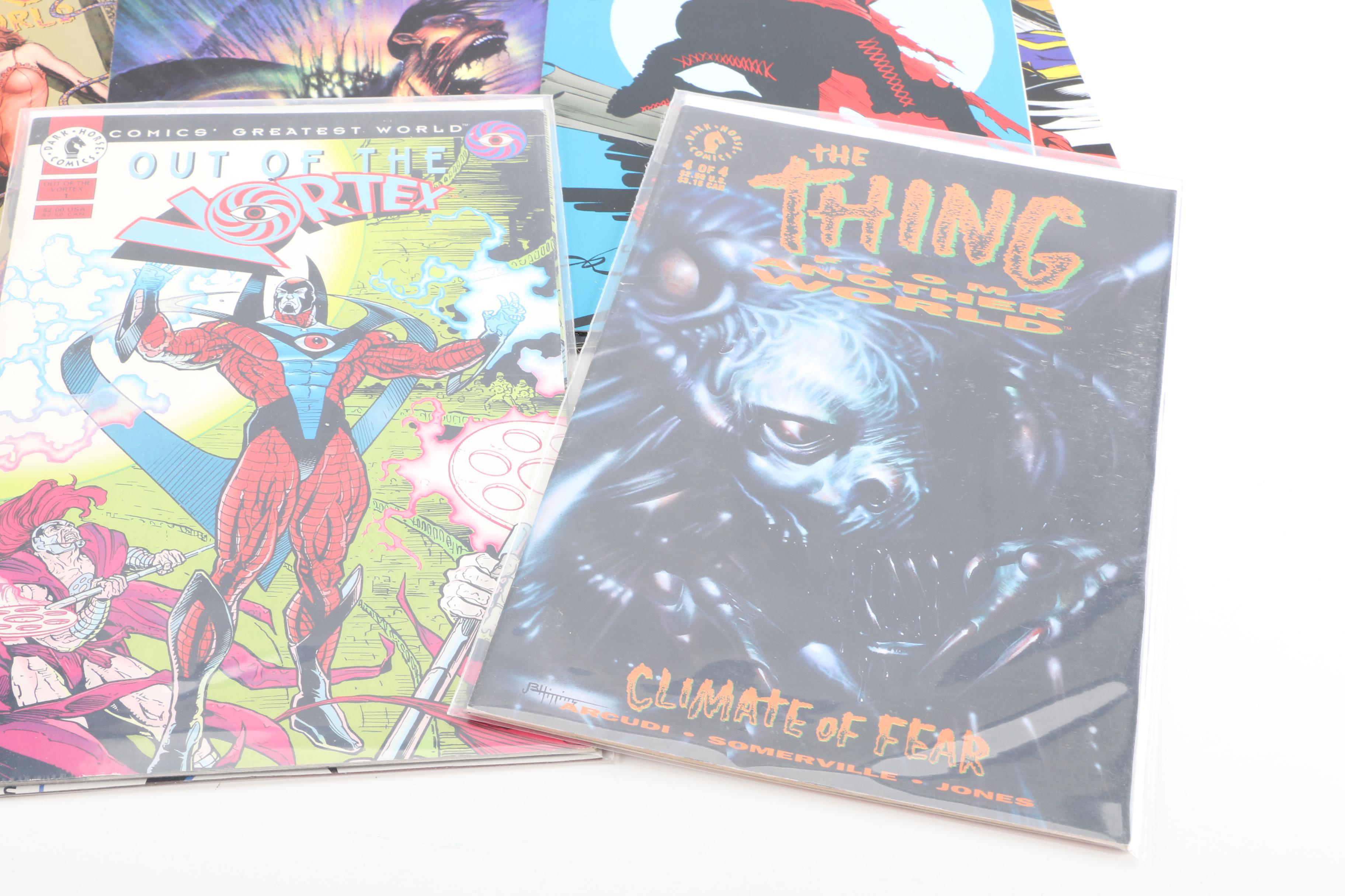 Modern Age Dark Horse Comic Books Including "Rebel" and "Mecha"