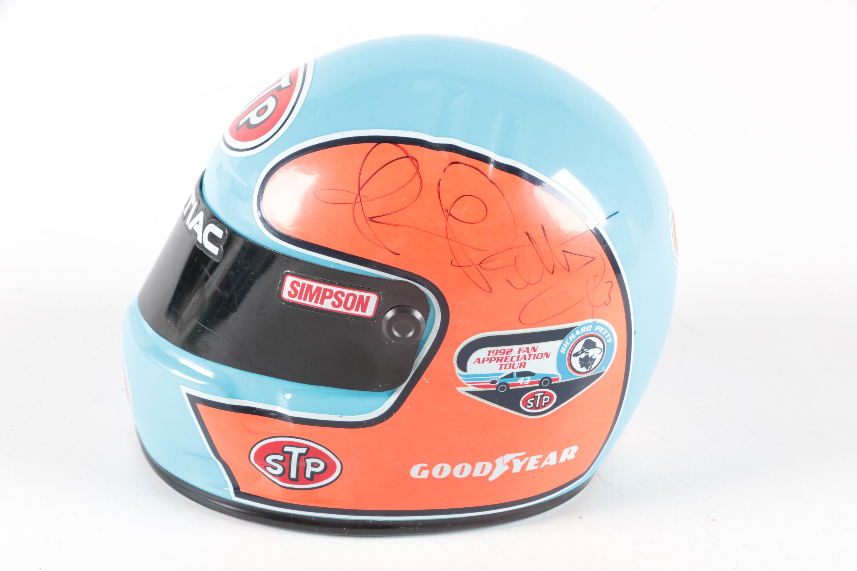 Richard Petty Autographed Mini-Helmet