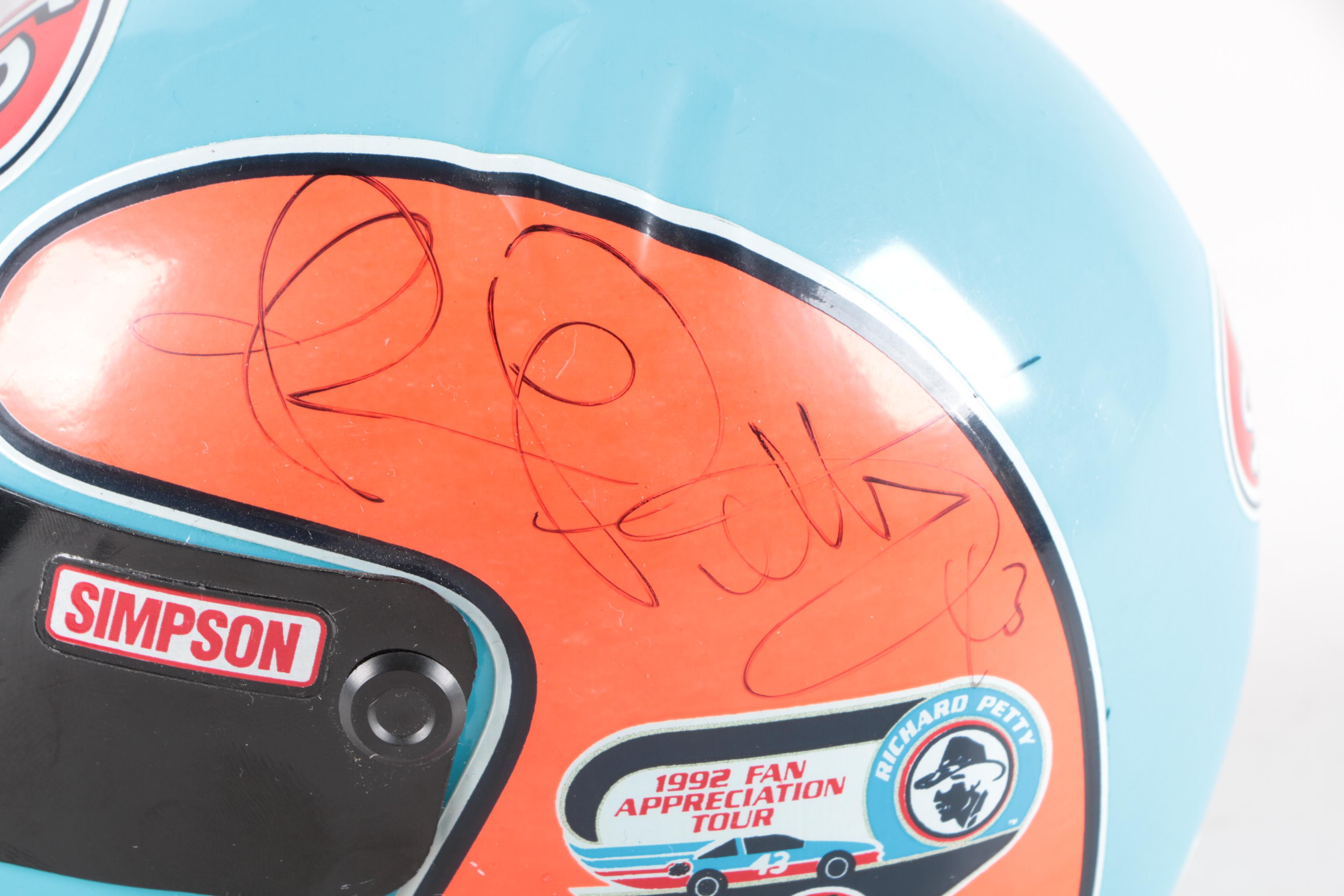 Richard Petty Autographed Mini-Helmet