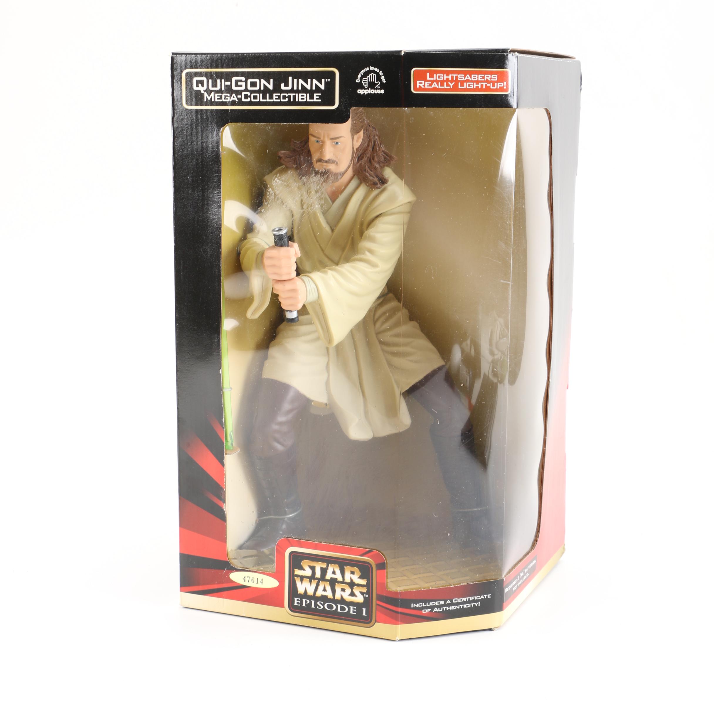Star Wars Episode One "Qui-Gon Jinn Mega-Collectible" Electronic Action Figure