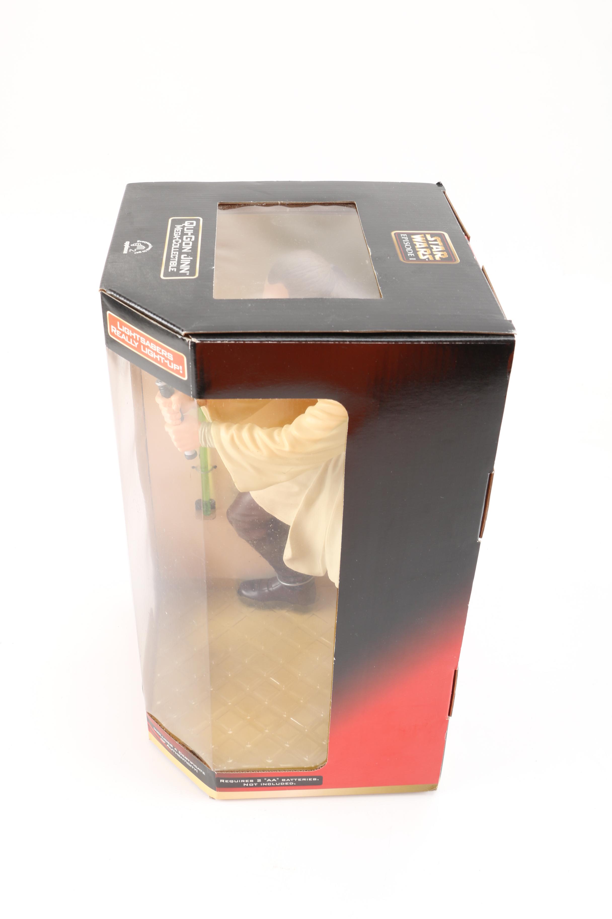 Star Wars Episode One "Qui-Gon Jinn Mega-Collectible" Electronic Action Figure