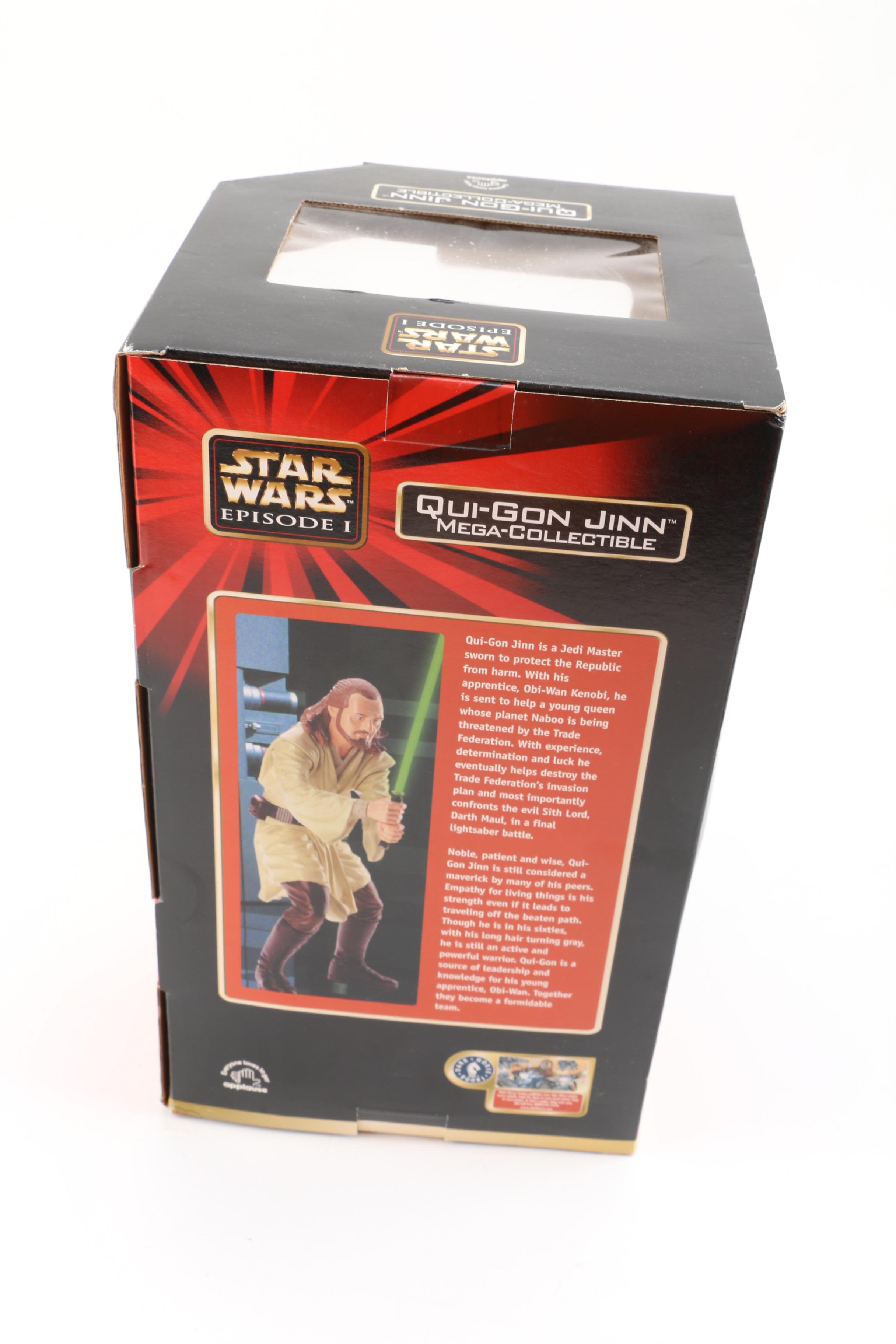 Star Wars Episode One "Qui-Gon Jinn Mega-Collectible" Electronic Action Figure