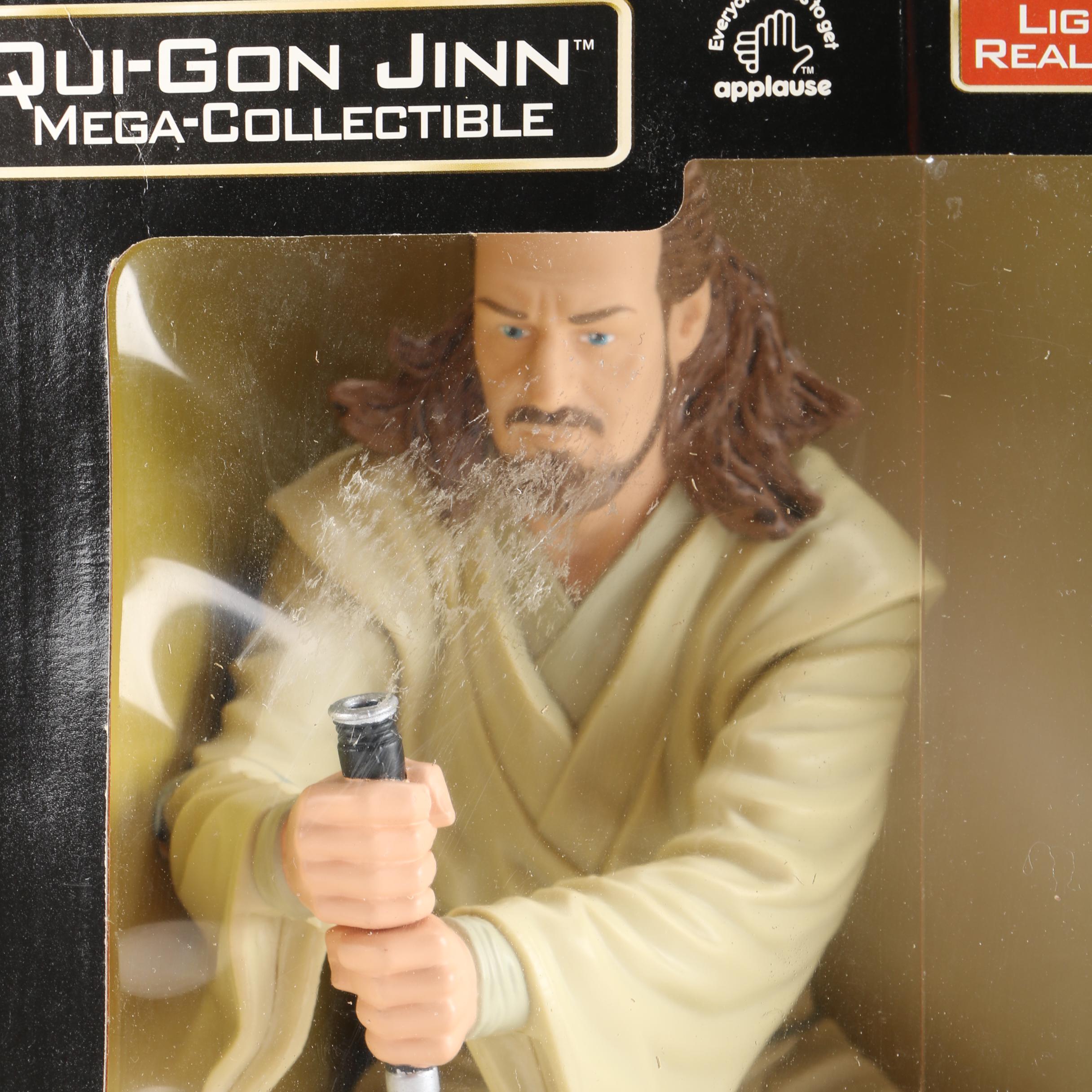 Star Wars Episode One "Qui-Gon Jinn Mega-Collectible" Electronic Action Figure