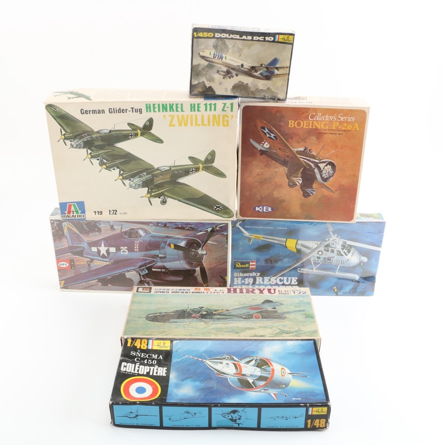 Military Aircraft Model Kits Including UPC