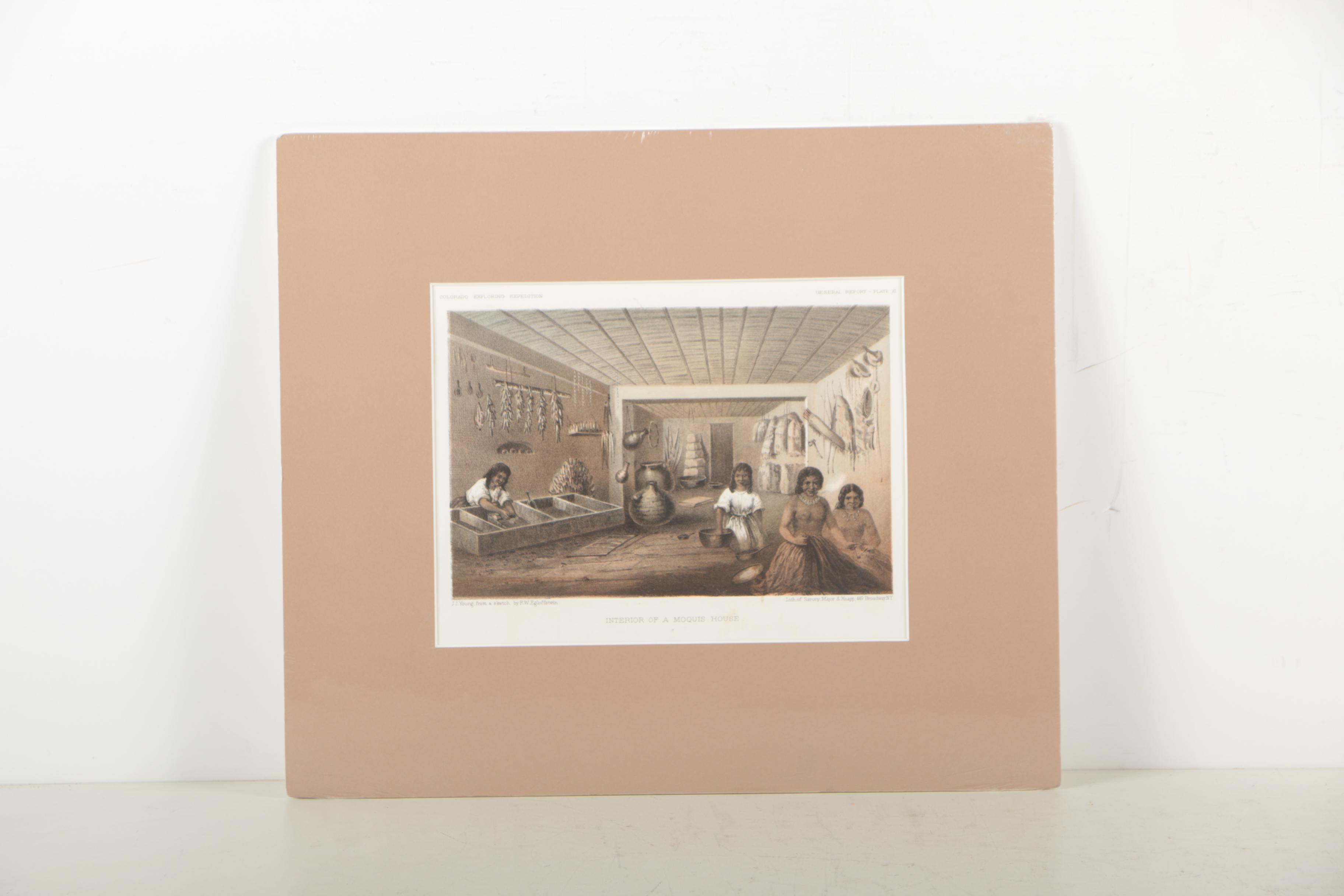 Vintage Western Themed Book Plates