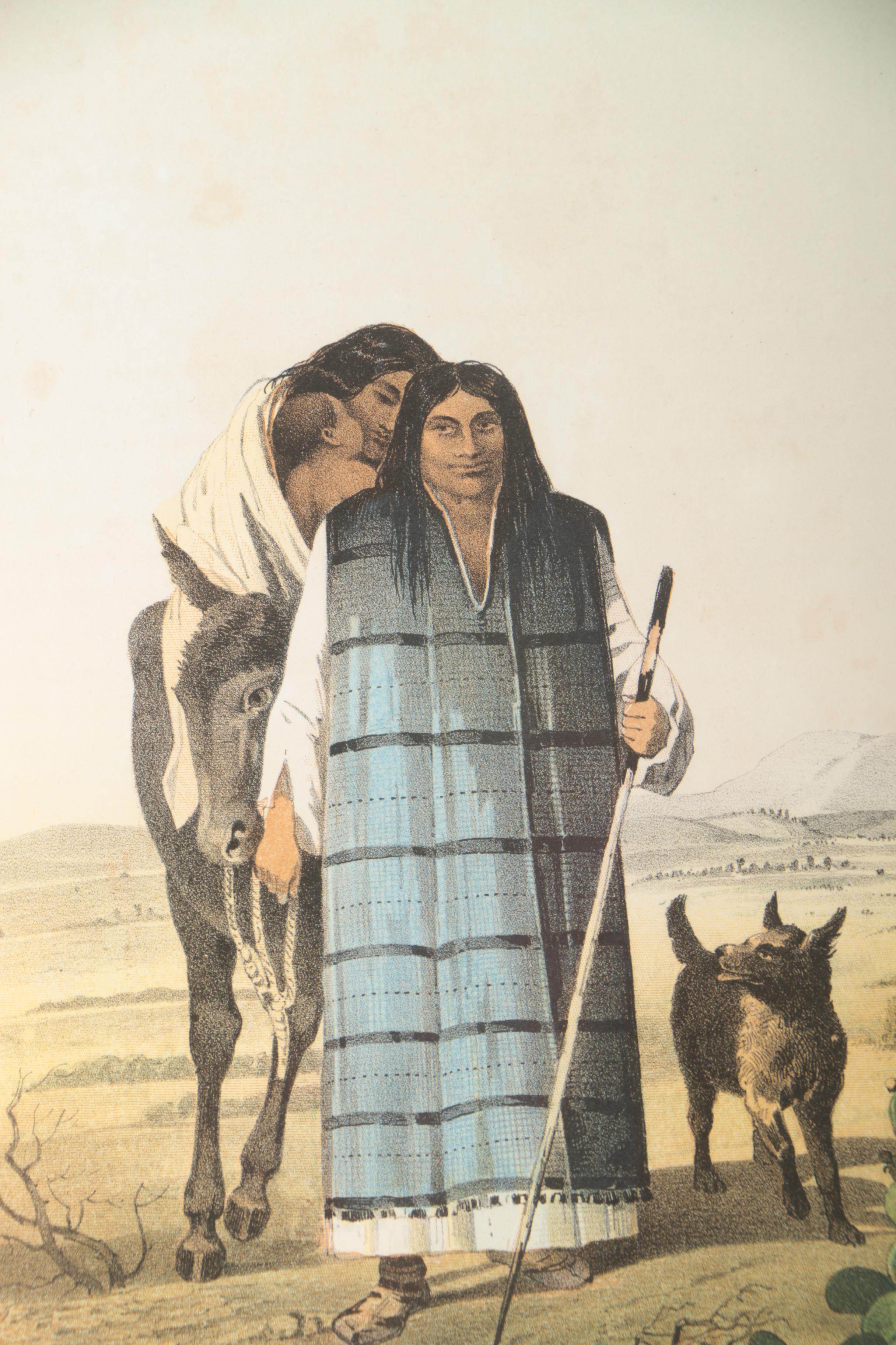 Vintage Western Themed Book Plates