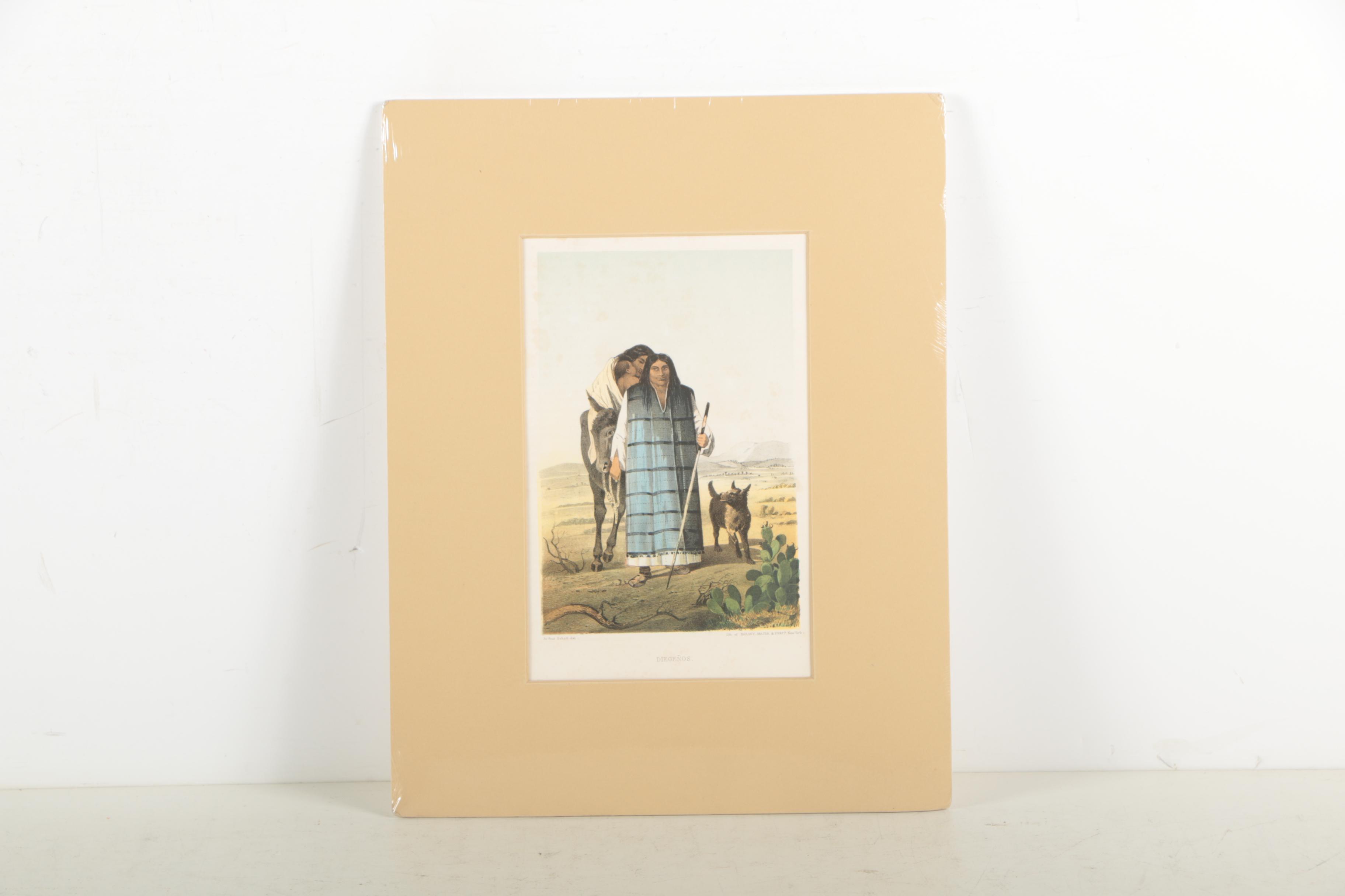 Vintage Western Themed Book Plates