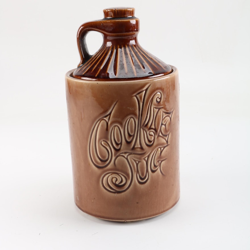 Vintage McCoy "Cookie Jug" Lidded Cookie Jar