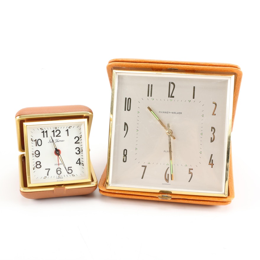 Phinney-Walker and Seth Thomas Travel Alarm Clocks