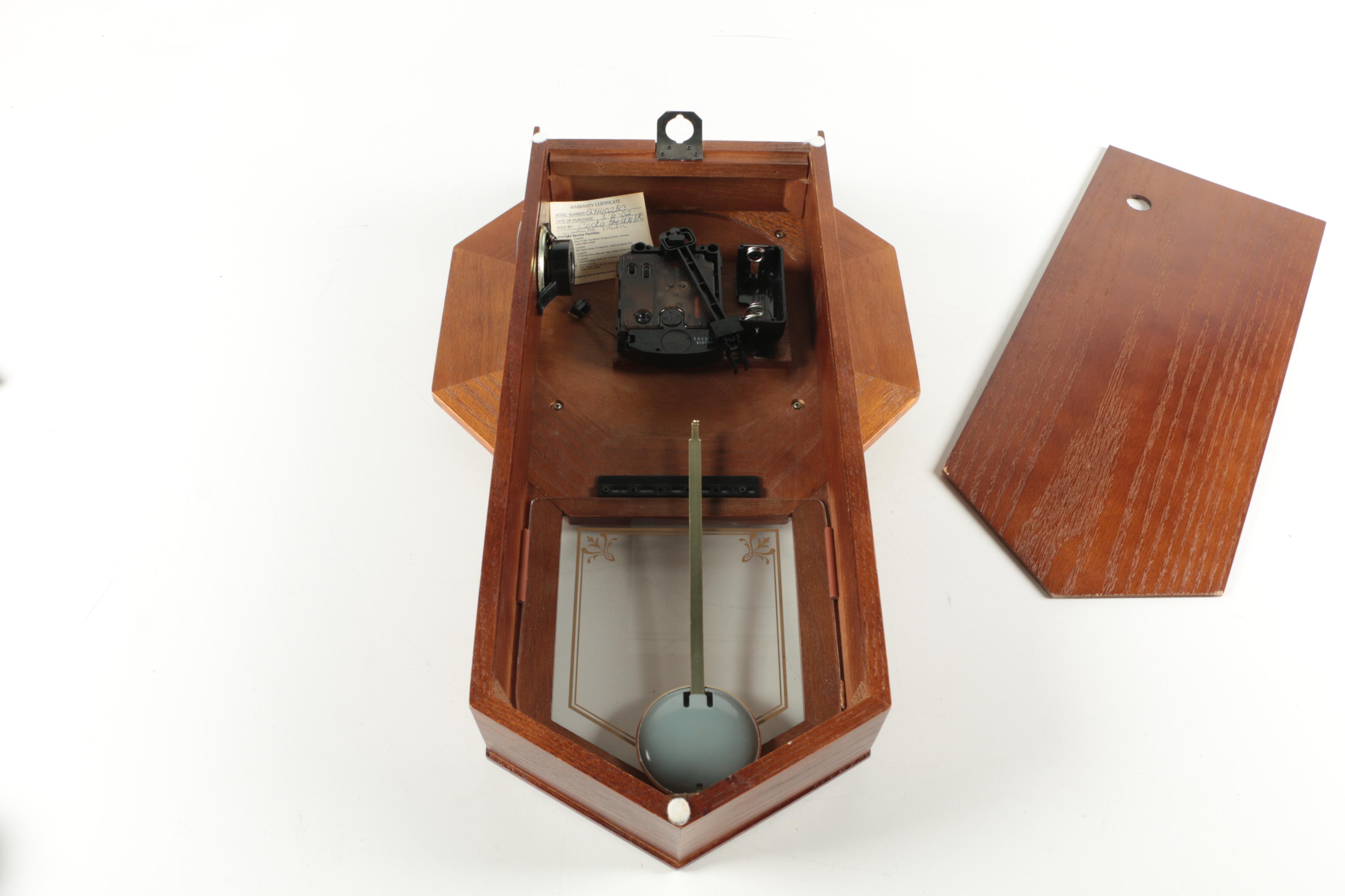 Seiko Schoolhouse Quartz Wall Clock with Chimes