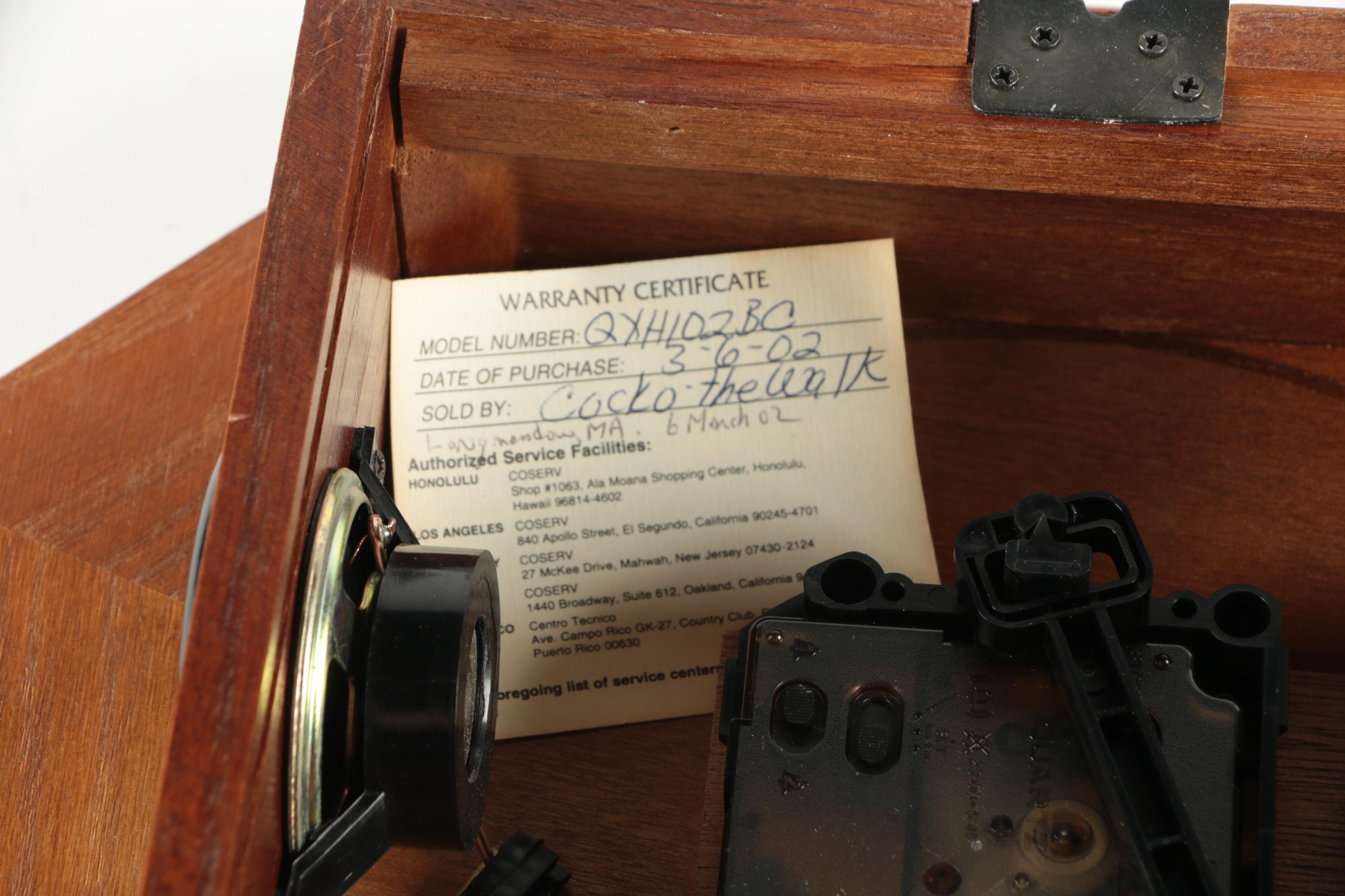 Seiko Schoolhouse Quartz Wall Clock with Chimes