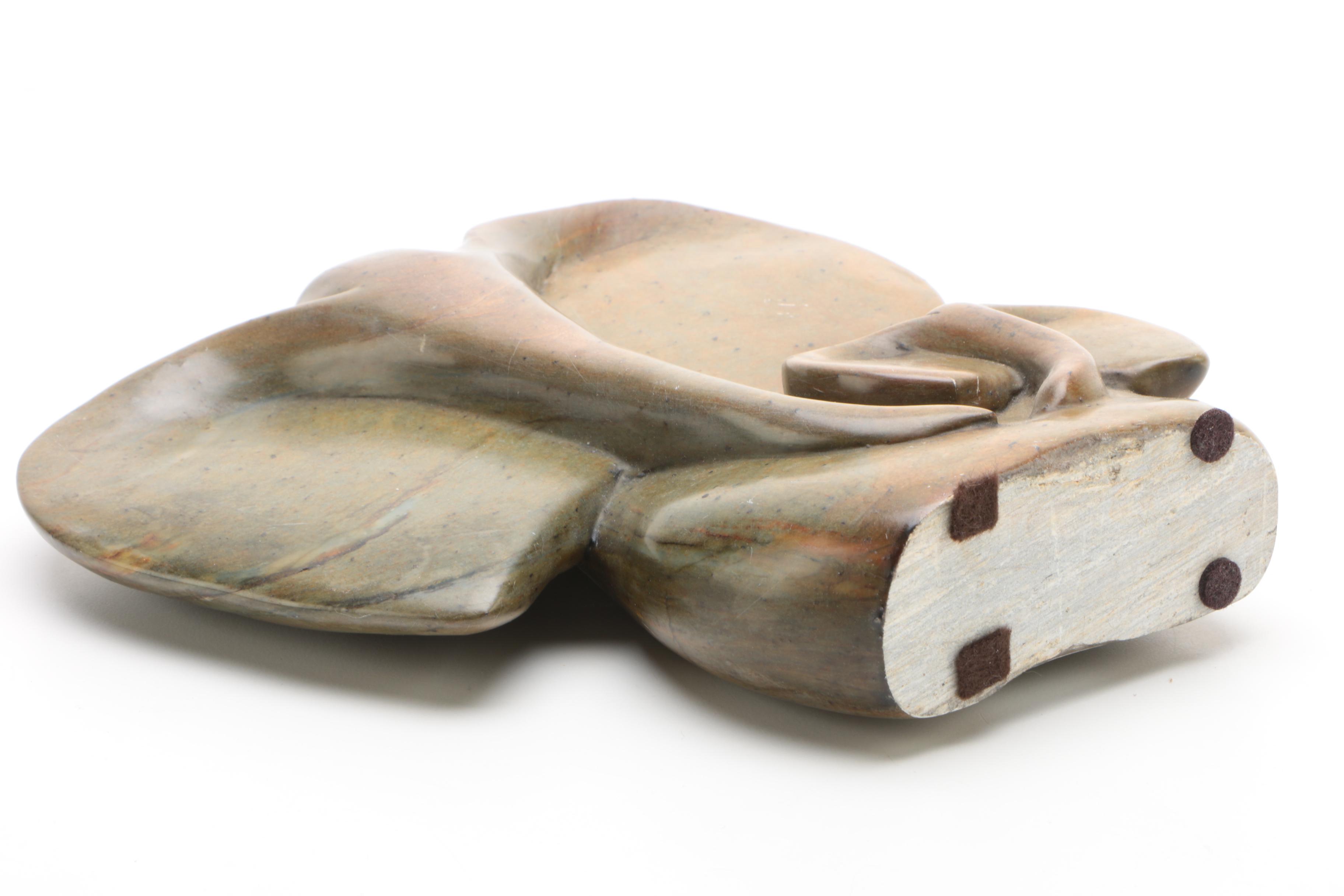 Zimbabwean Carved Agate Elephants