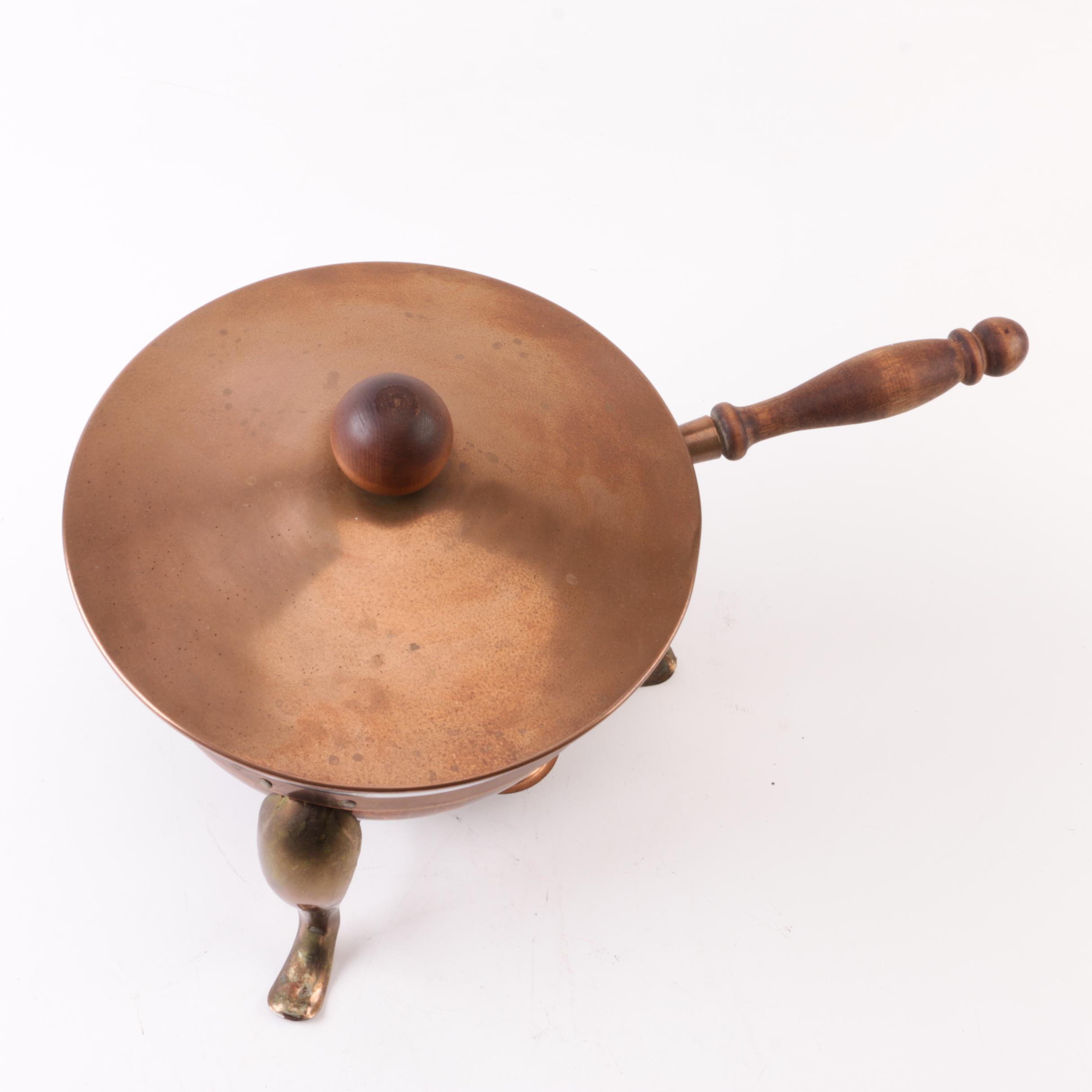 Vintage Copper Chafing Dish