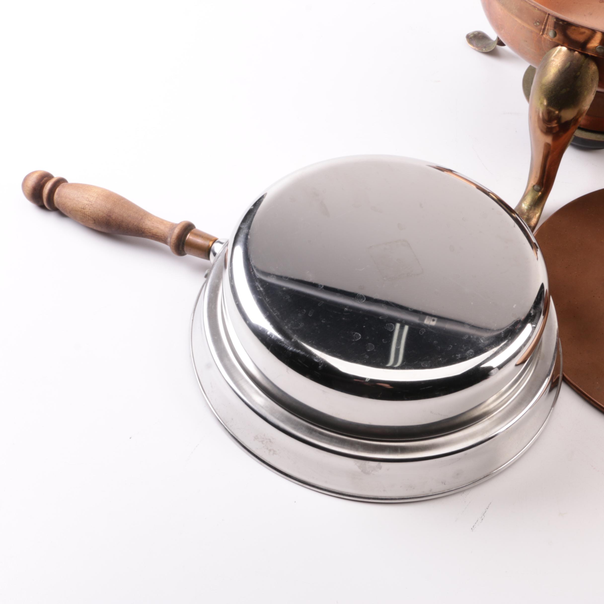 Vintage Copper Chafing Dish