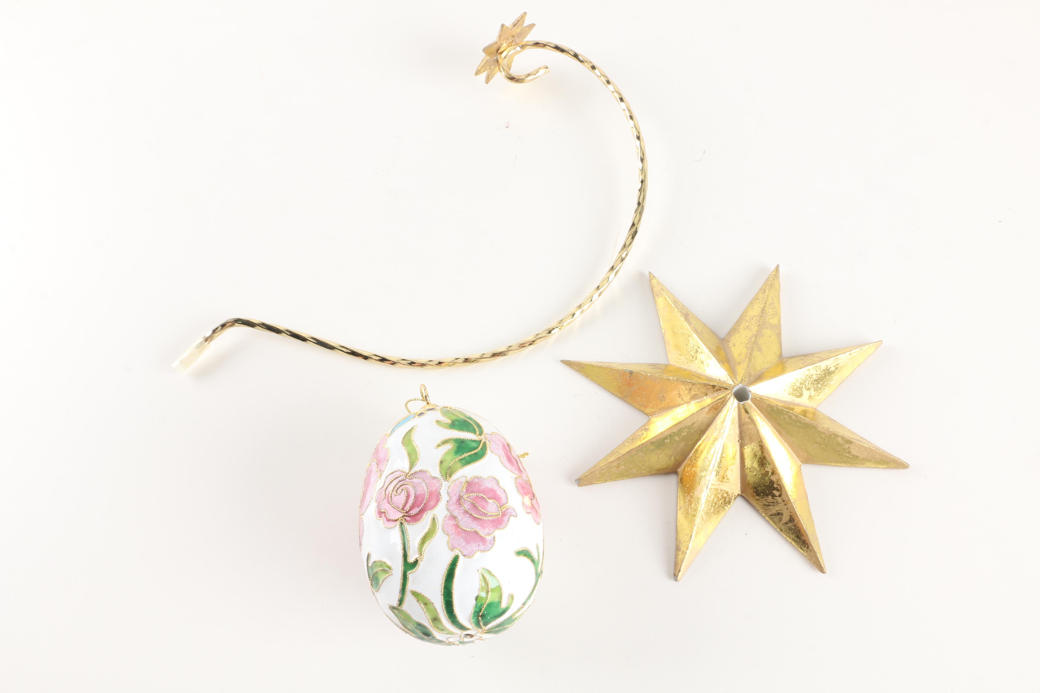 Faberge Style Egg with Stand