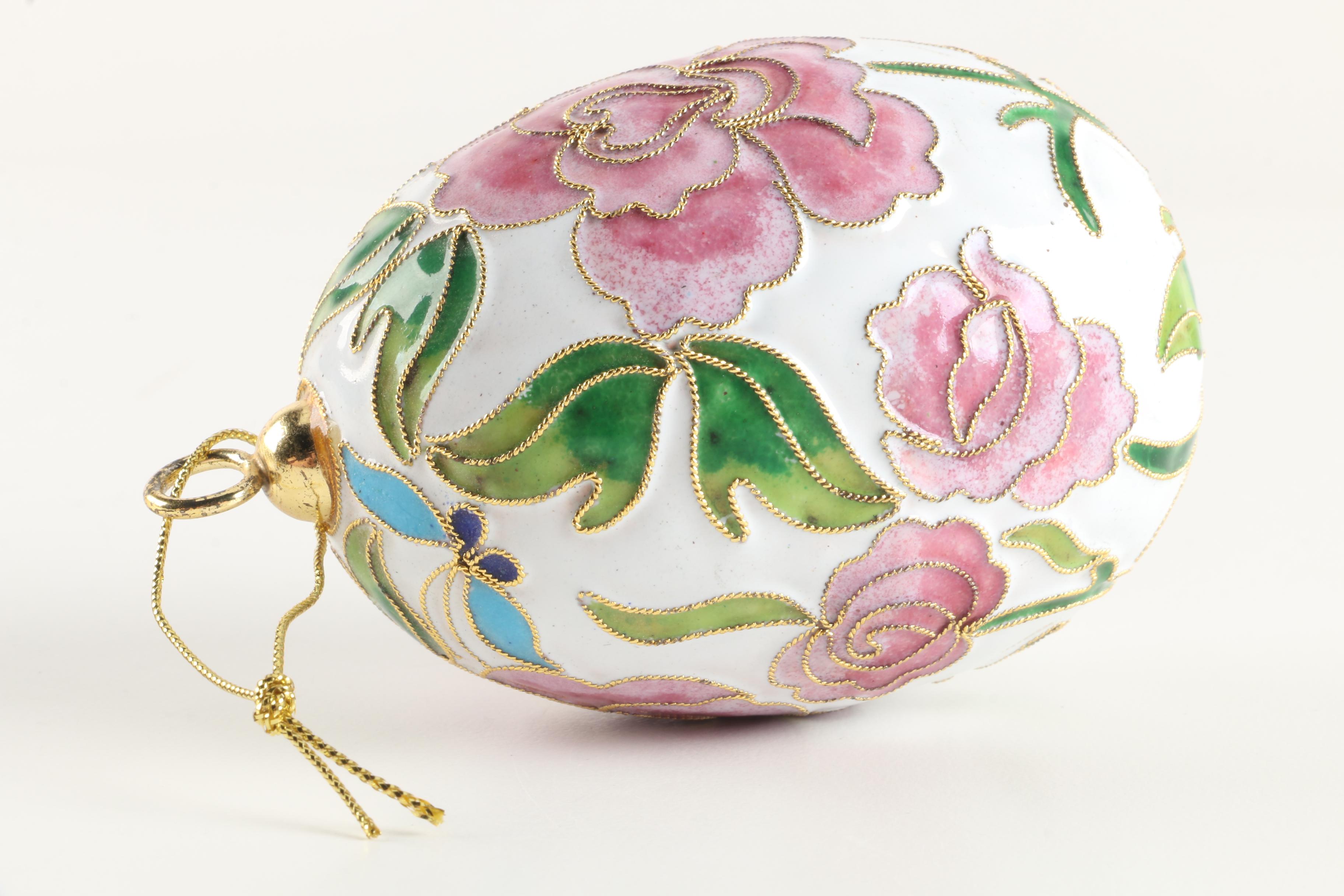 Faberge Style Egg with Stand