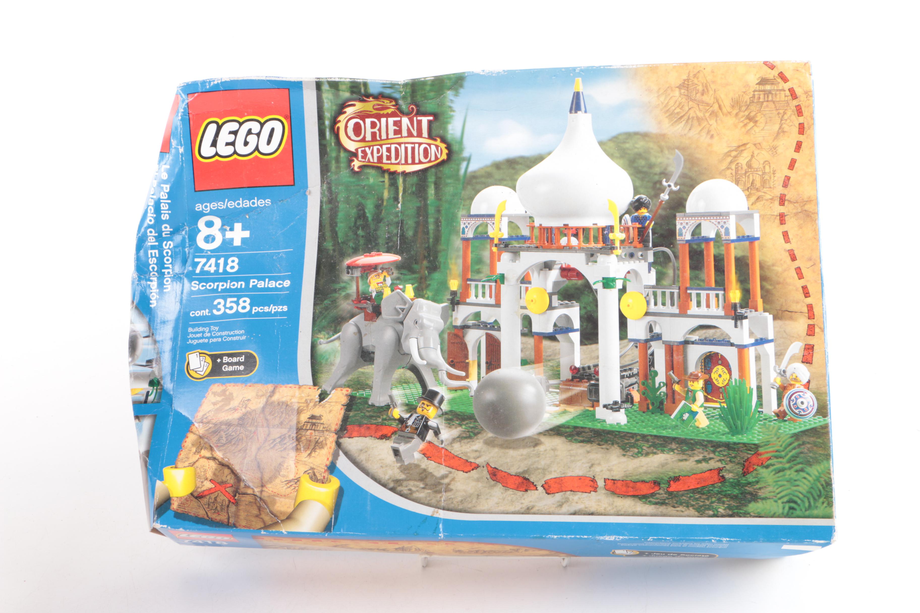 Lego Systems 5978, 6455, 7414 and 7418,