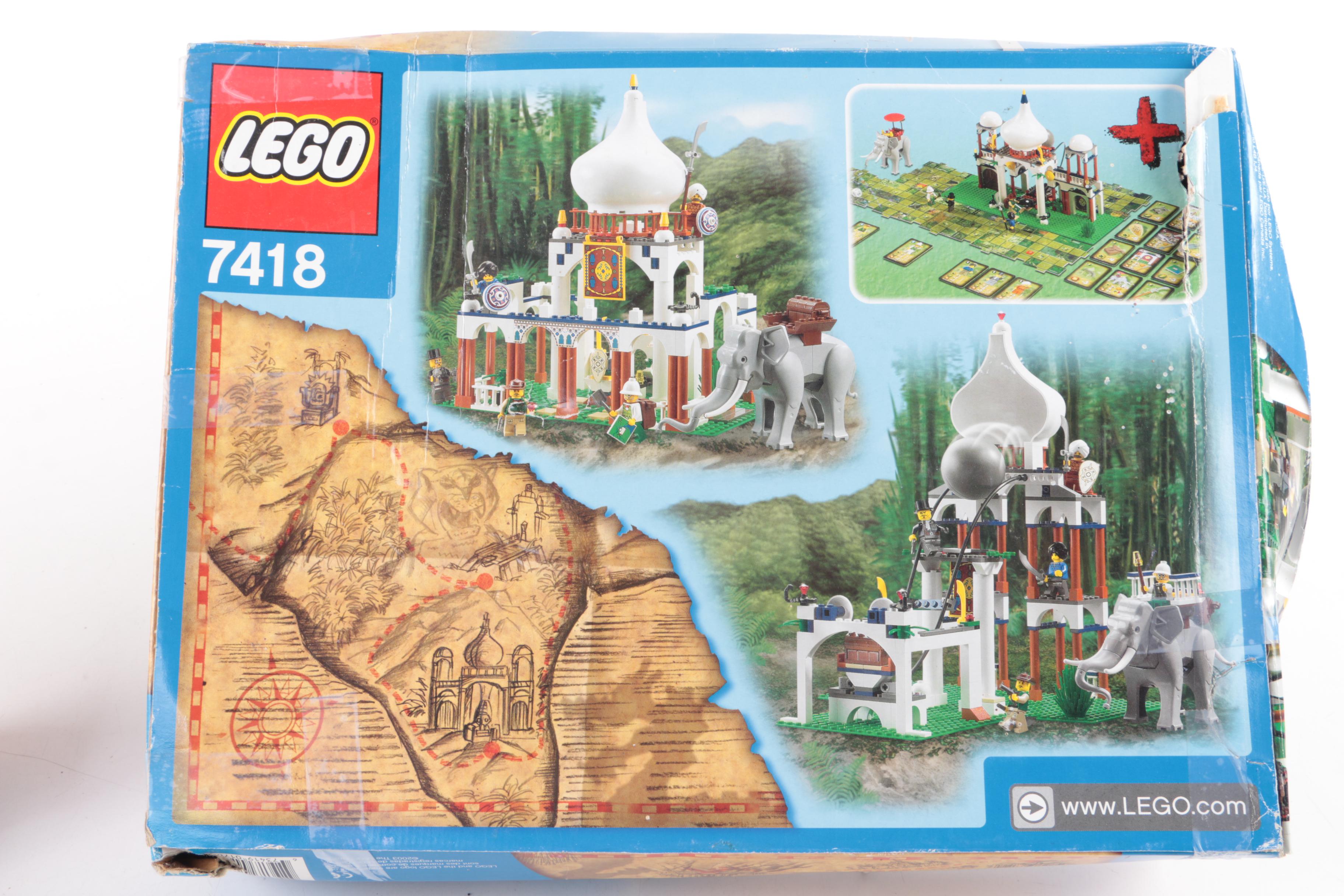 Lego Systems 5978, 6455, 7414 and 7418,