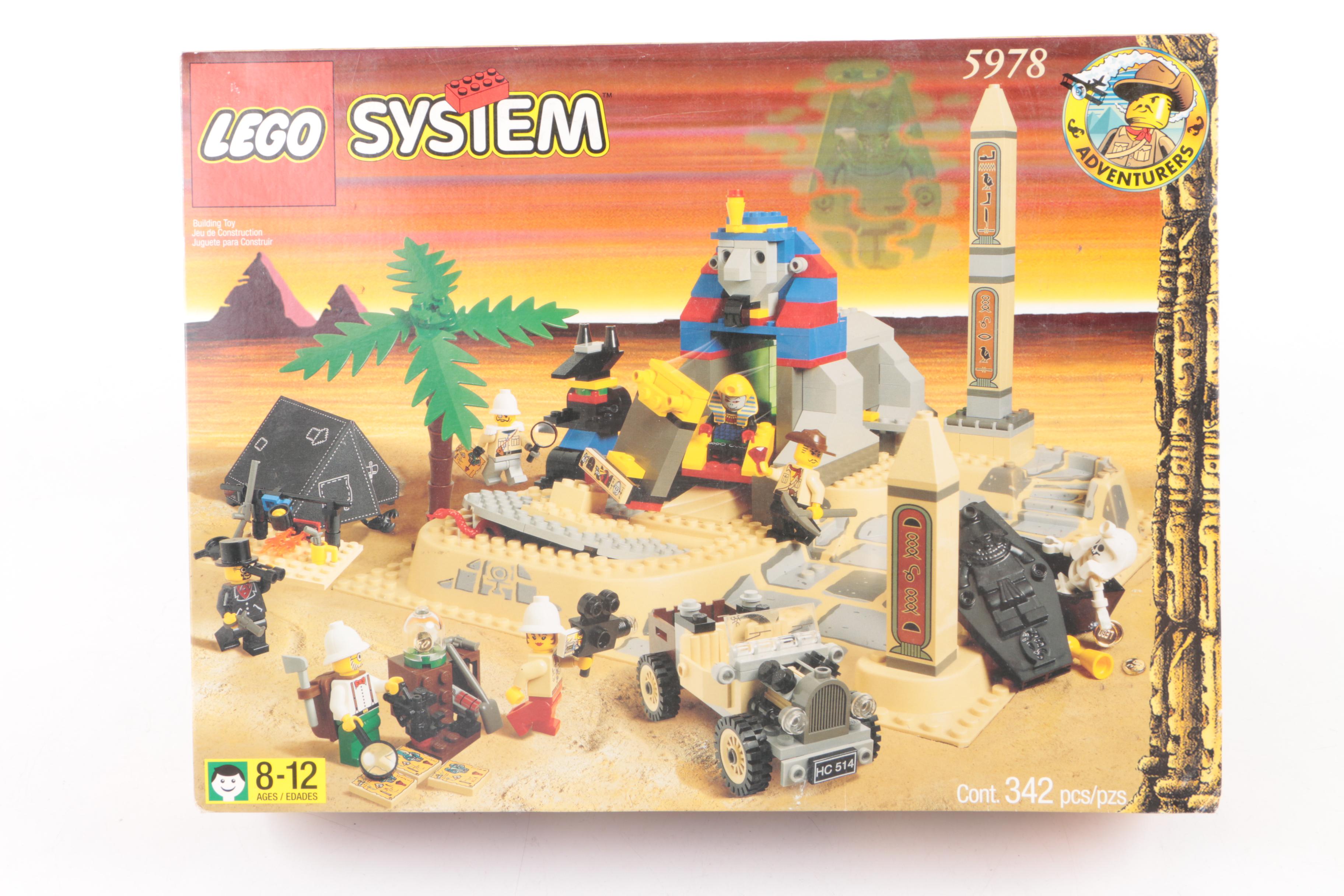 Lego Systems 5978, 6455, 7414 and 7418,