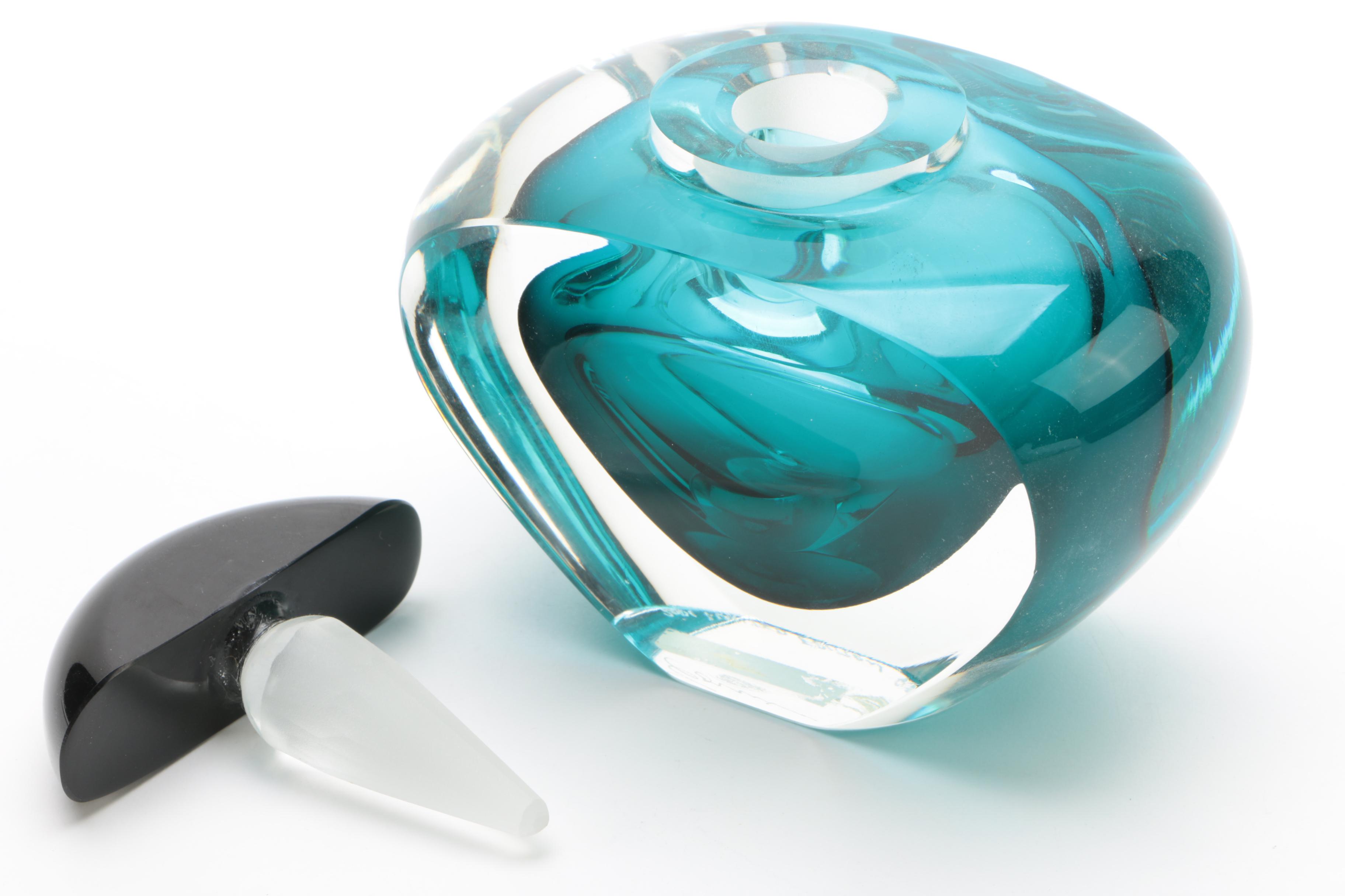 Limited Edition Correia Art Glass Perfume Bottle