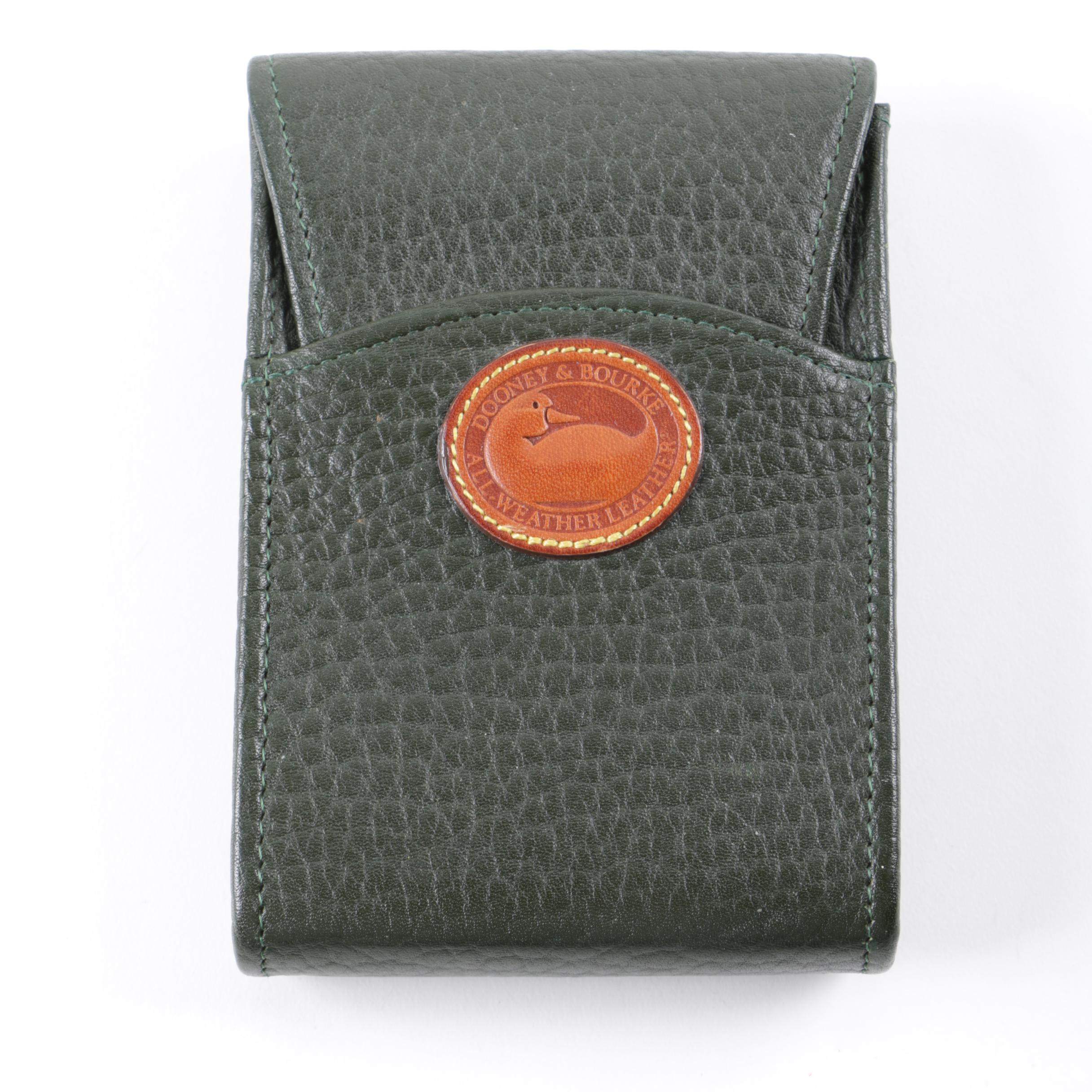 Dooney & Bourke All-Weather Leather Phone Case with Two Leather Wallets