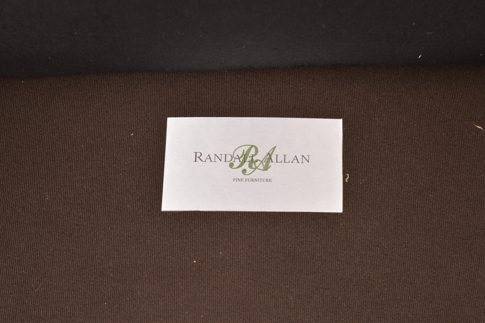 Leather Upholstered Club Chair by Randall Allan