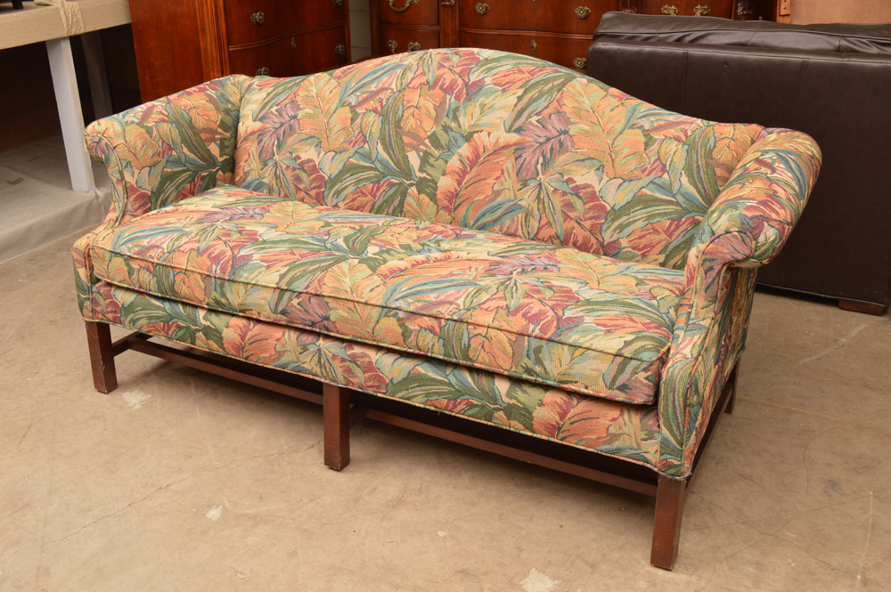 Vintage Chippendale Style Sofa