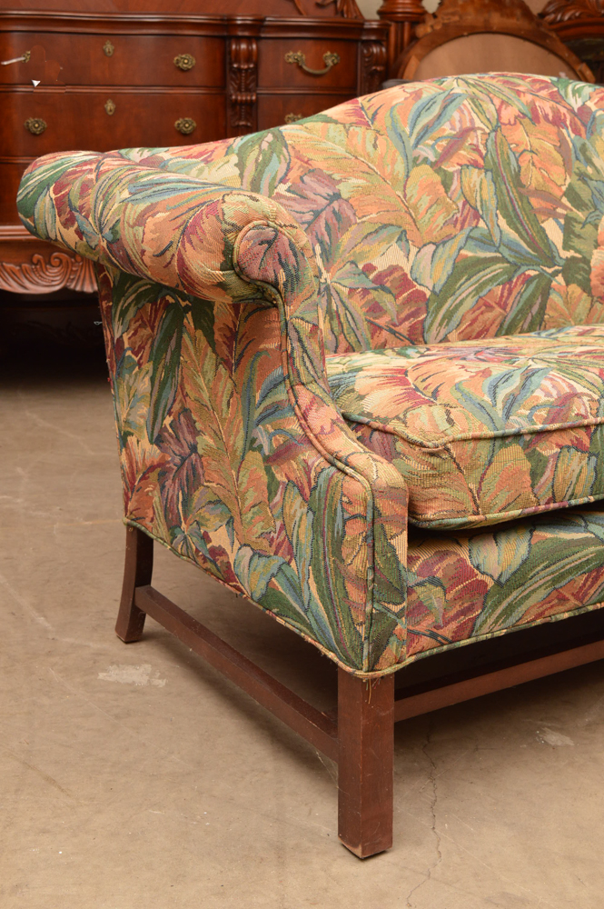 Vintage Chippendale Style Sofa