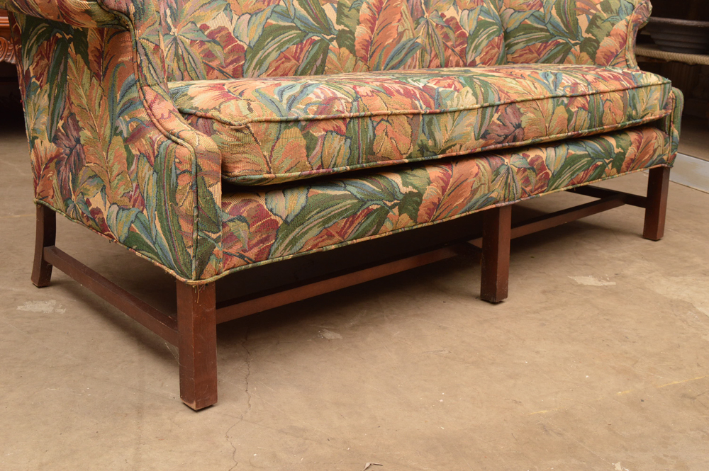 Vintage Chippendale Style Sofa