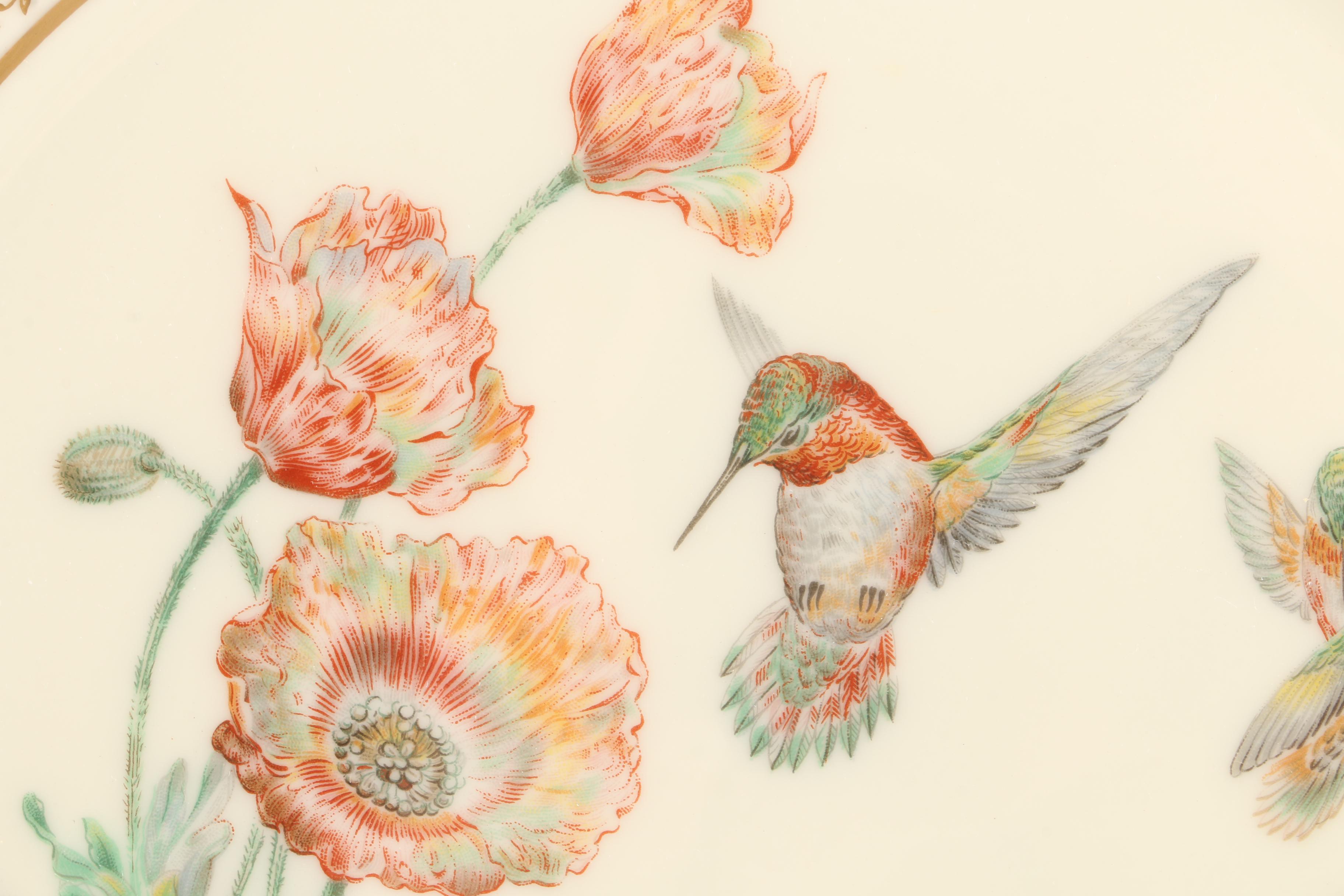 1974 Lenox Limited Edition Boehm Birds "Rufous Hummingbird" Collector Plate