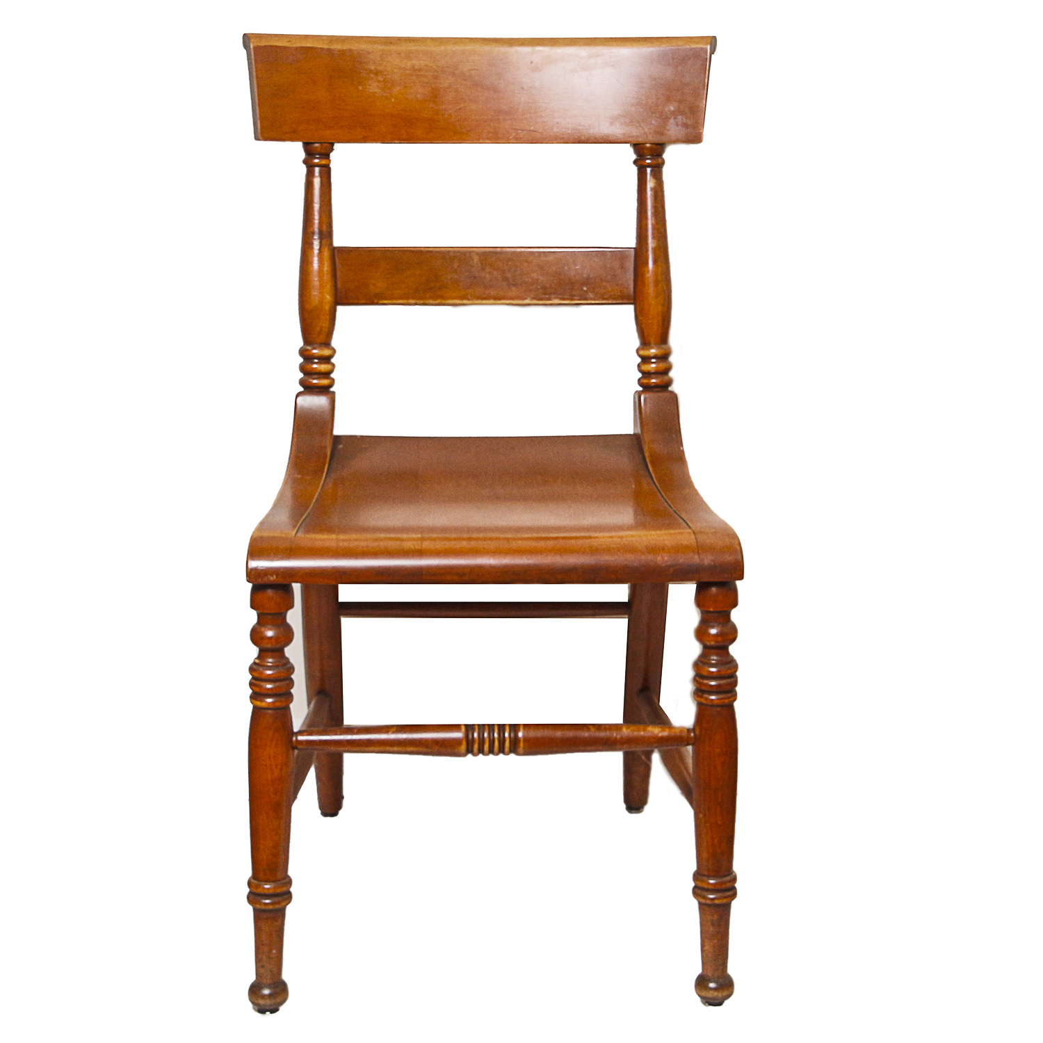 Six "Golden Beryl" Maple Dining Chairs by Willett