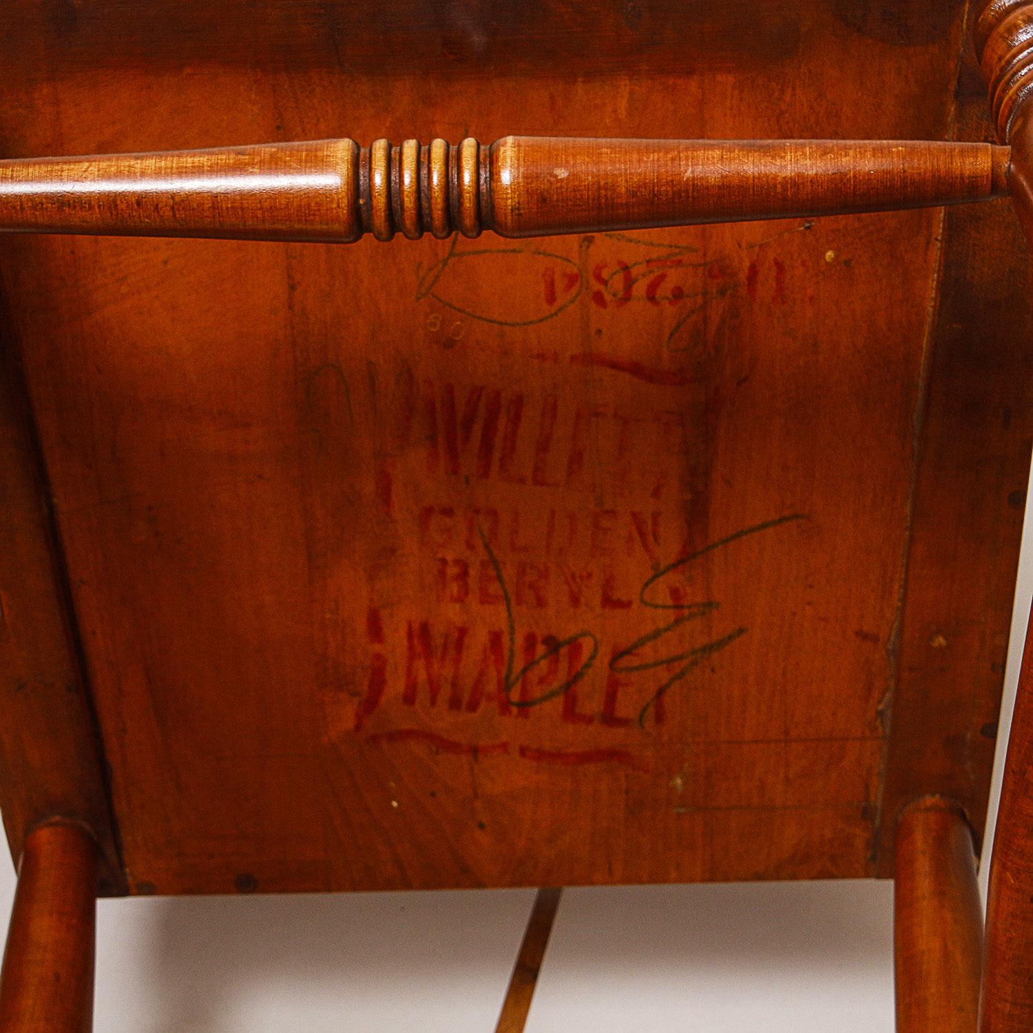 Six "Golden Beryl" Maple Dining Chairs by Willett