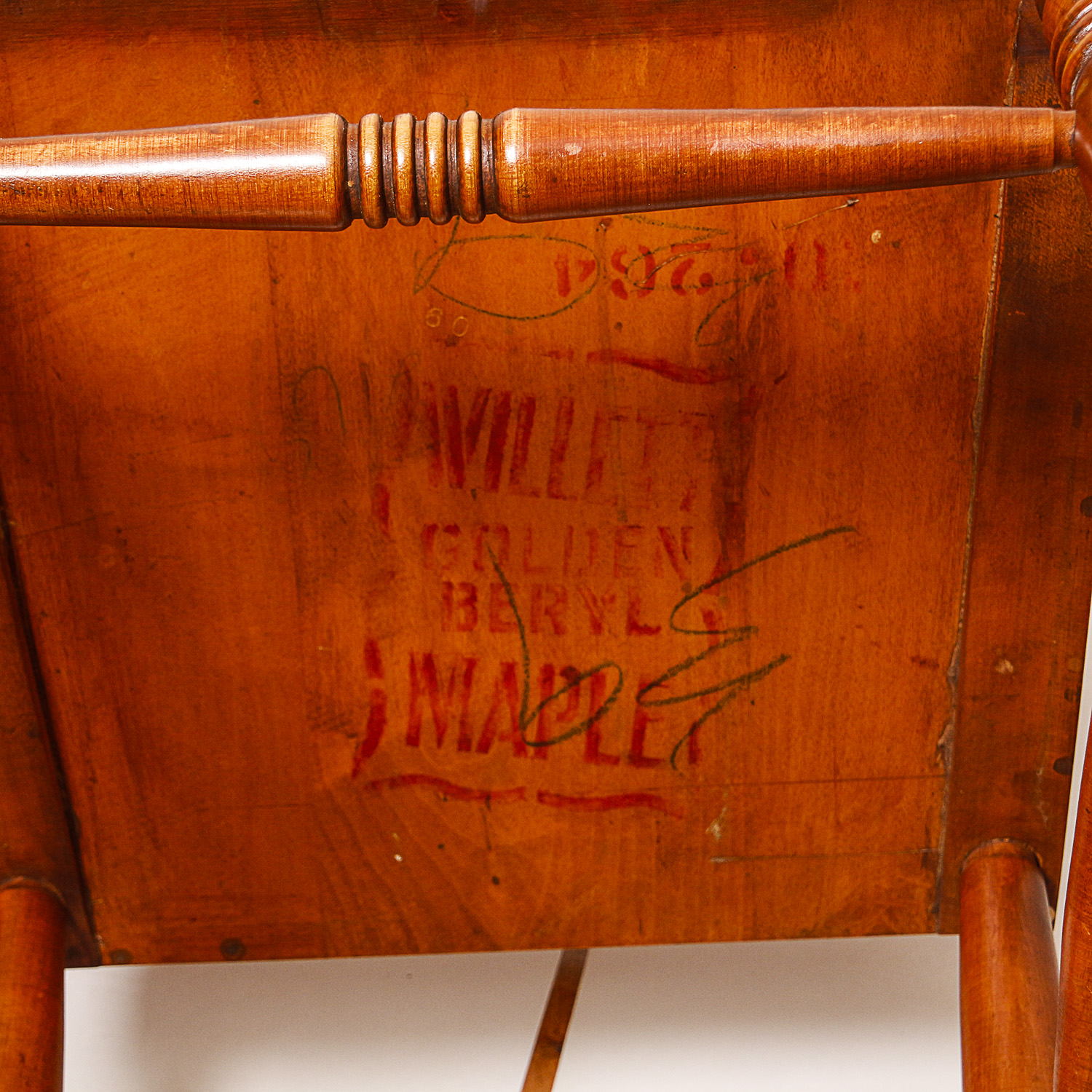 Six "Golden Beryl" Maple Dining Chairs by Willett