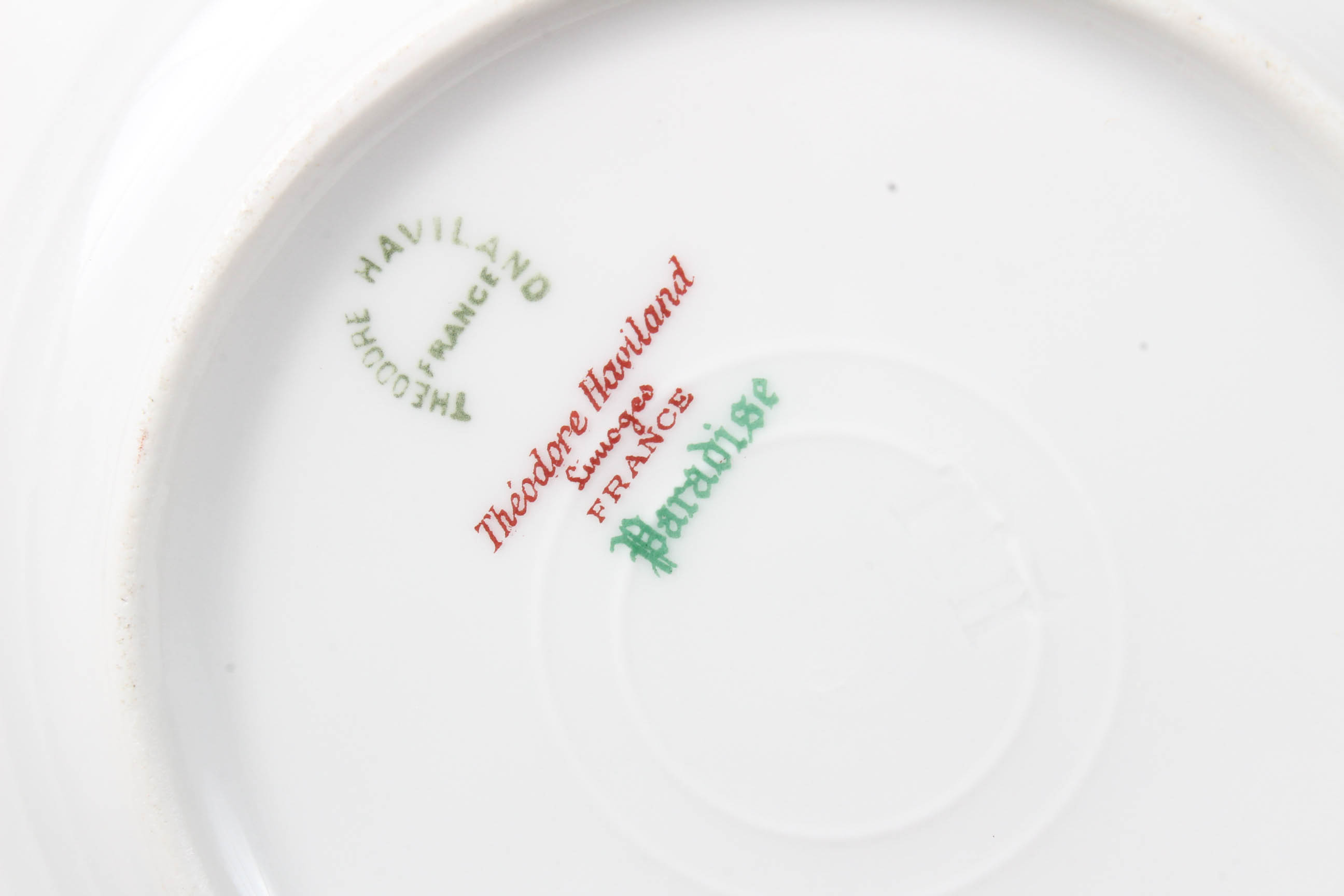 Vintage Haviland Limoges "Paradise" Dessert Set