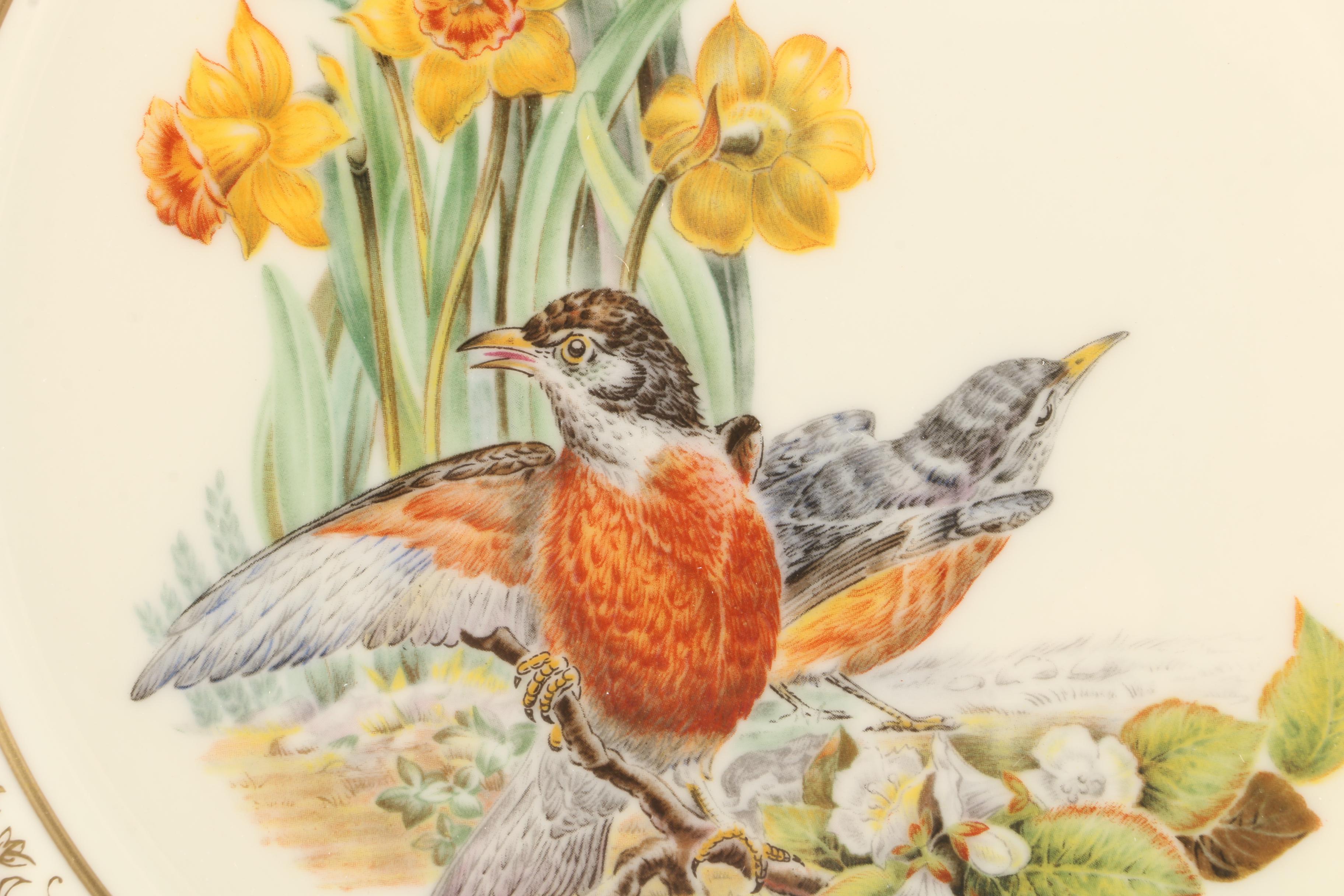 1977 Lenox Limited Edition Boehm Birds "Robin" Collector Plate