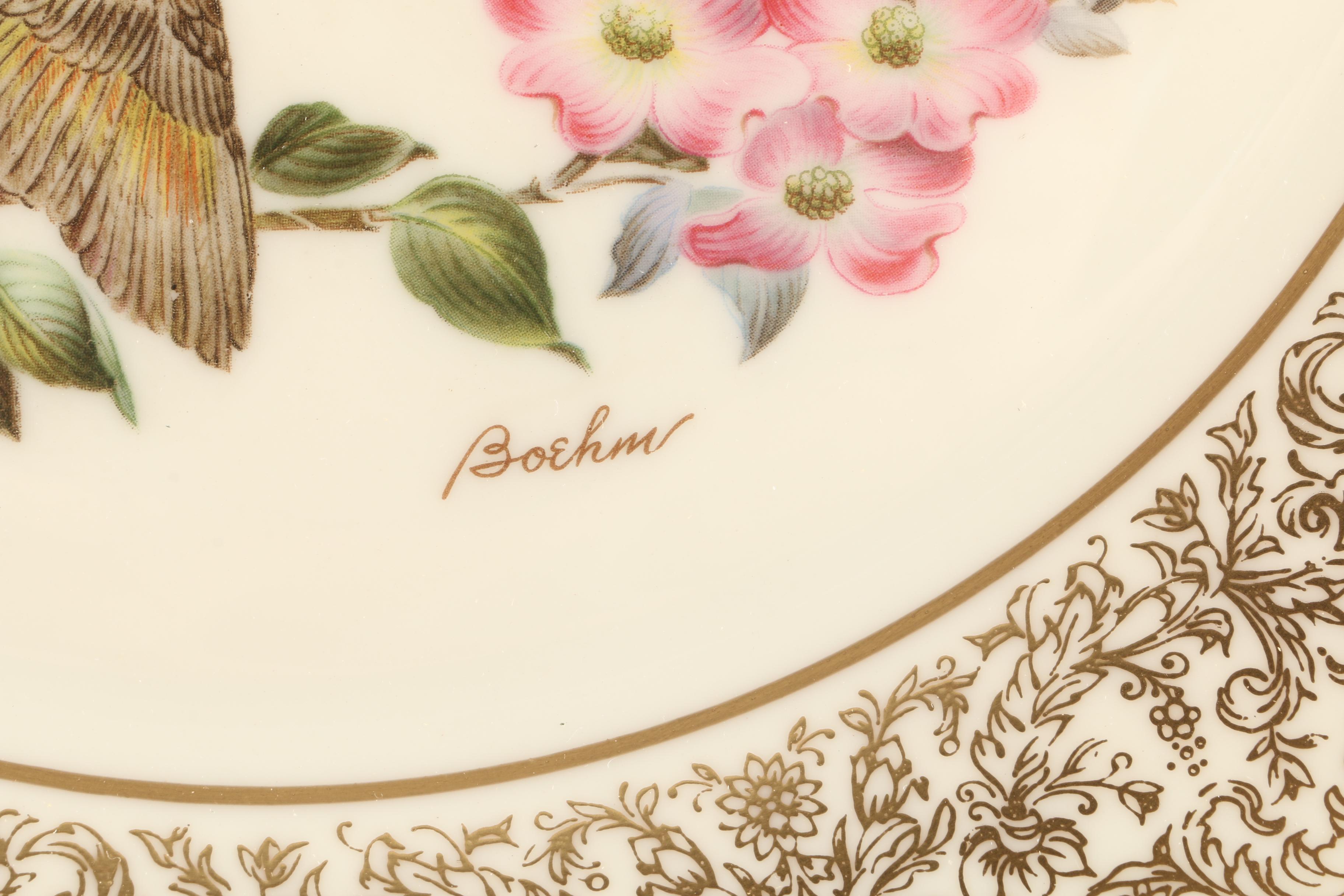 1975 Lenox Limited Edition Boehm Birds "American Redstart" Collector Plate