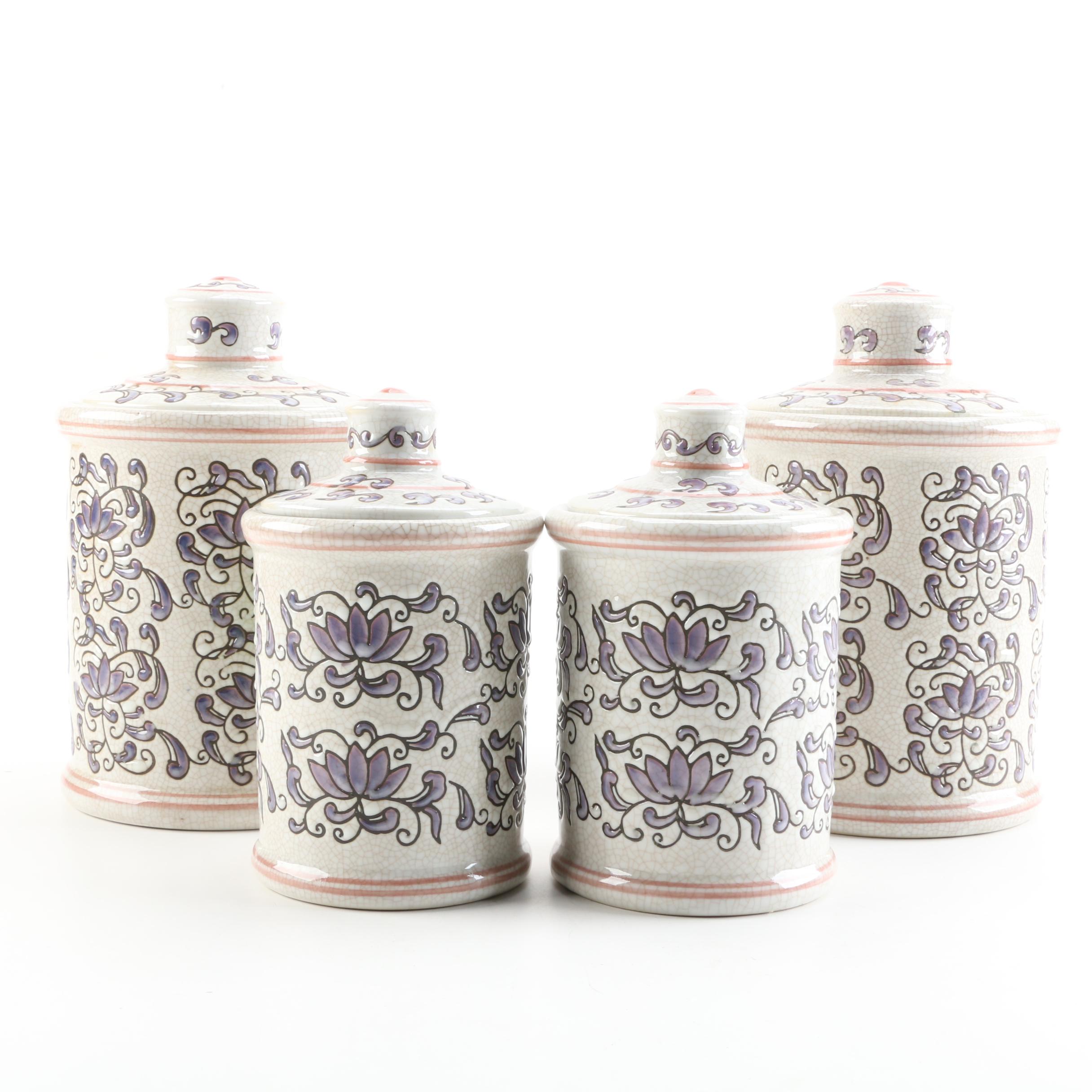 Italian Style Ceramic Canisters