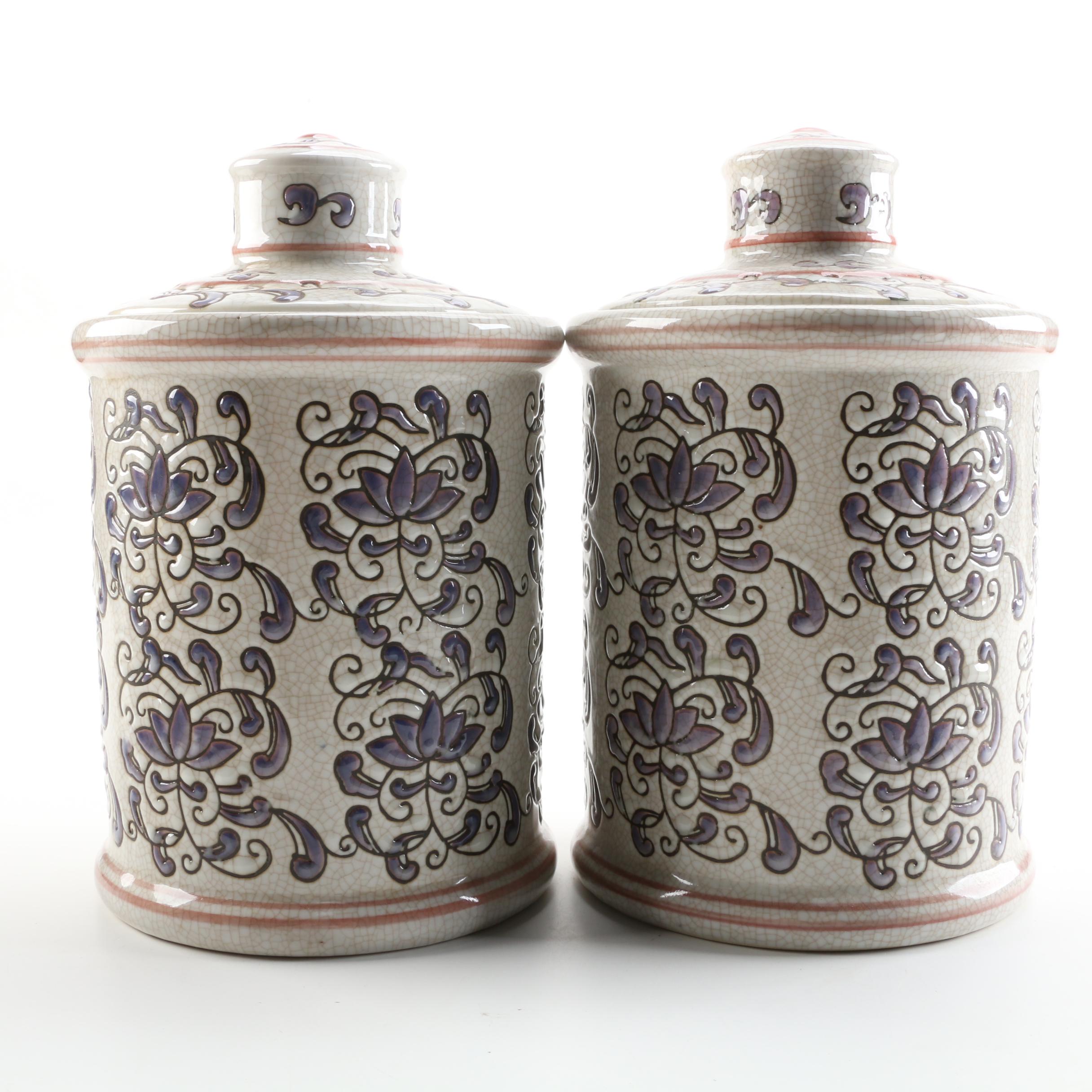 Italian Style Ceramic Canisters