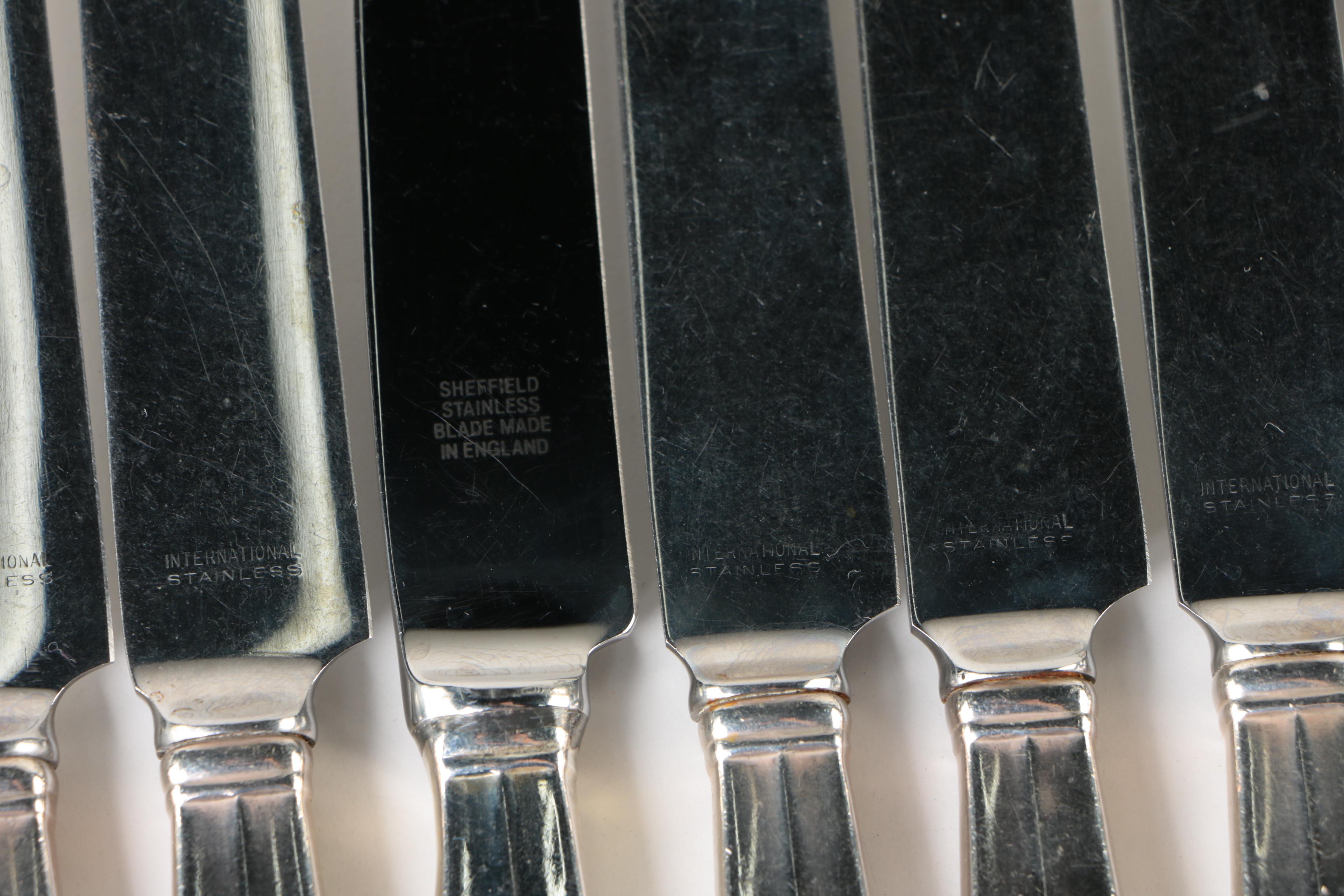 International Silver Co. "Royal Danish" Sterling Silver Flatware Set