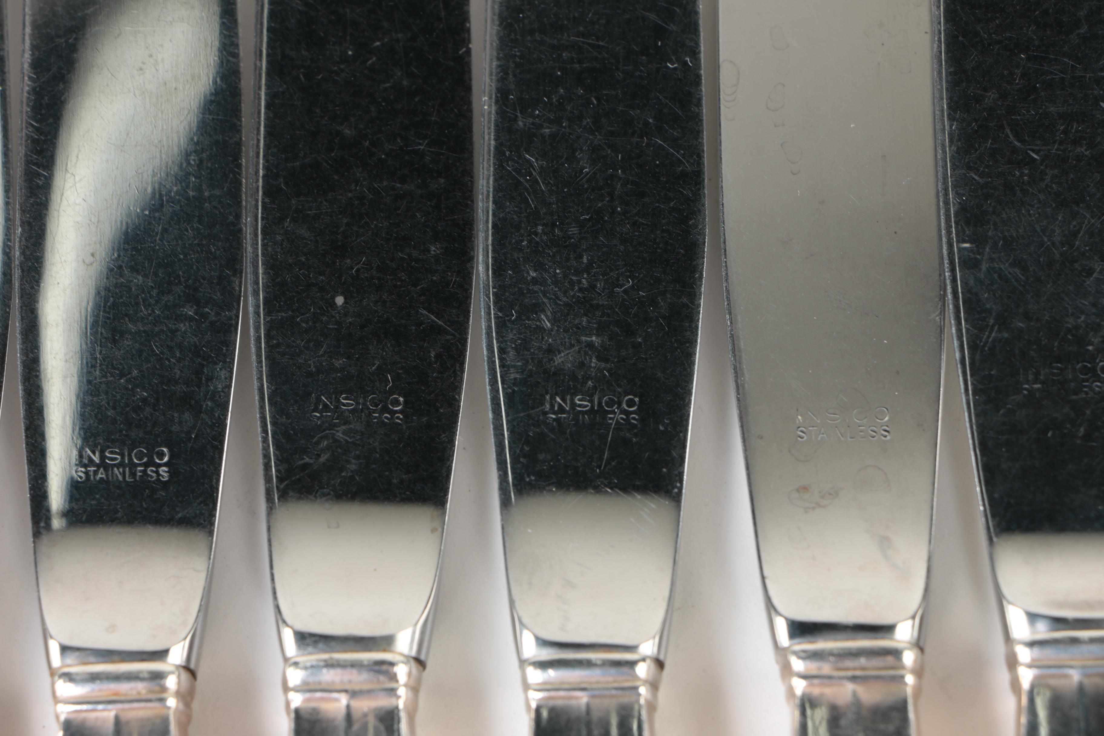 International Silver Co. "Royal Danish" Sterling Silver Flatware Set