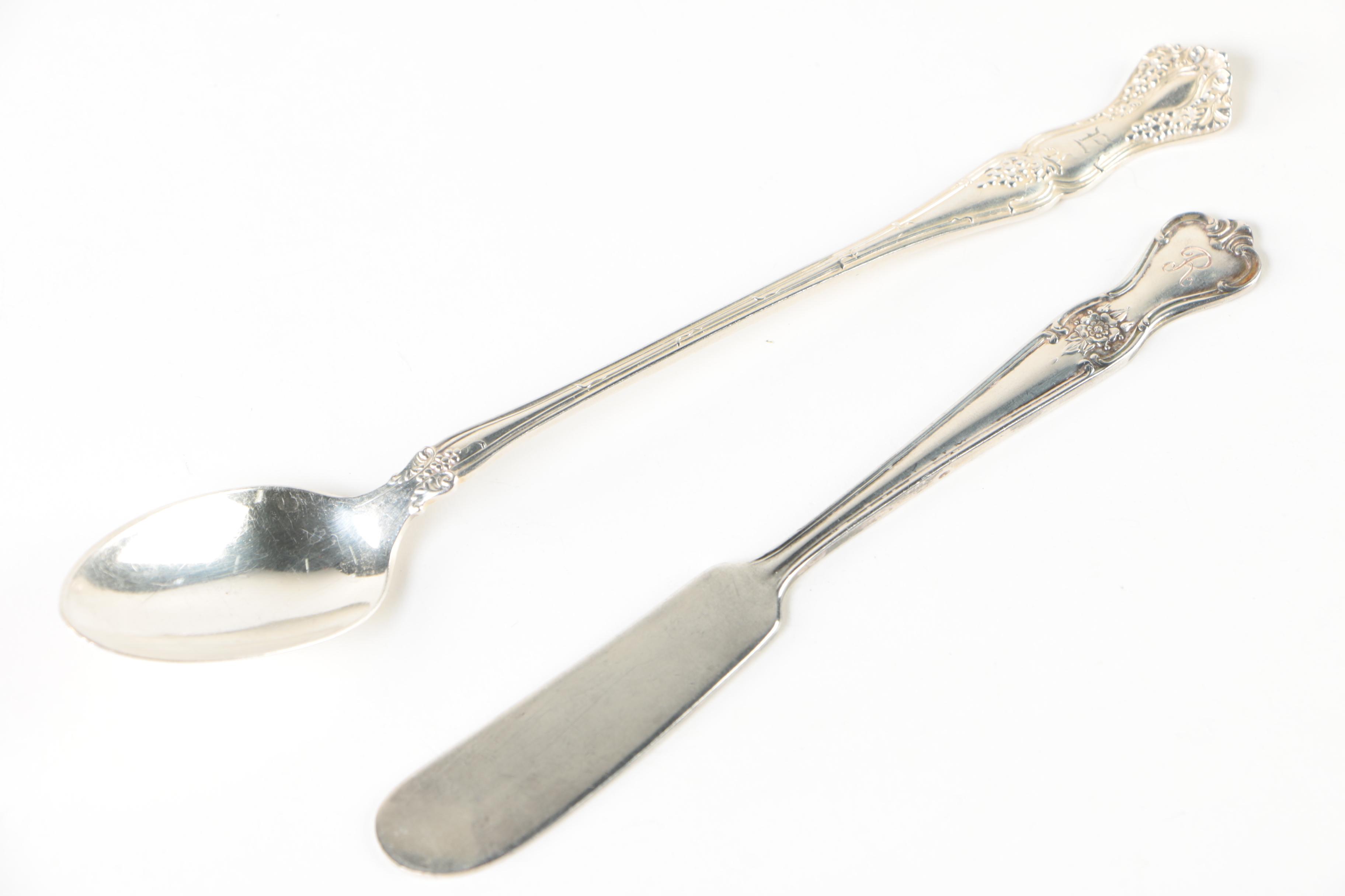 International Silver Co. "Royal Danish" Sterling Silver Flatware Set